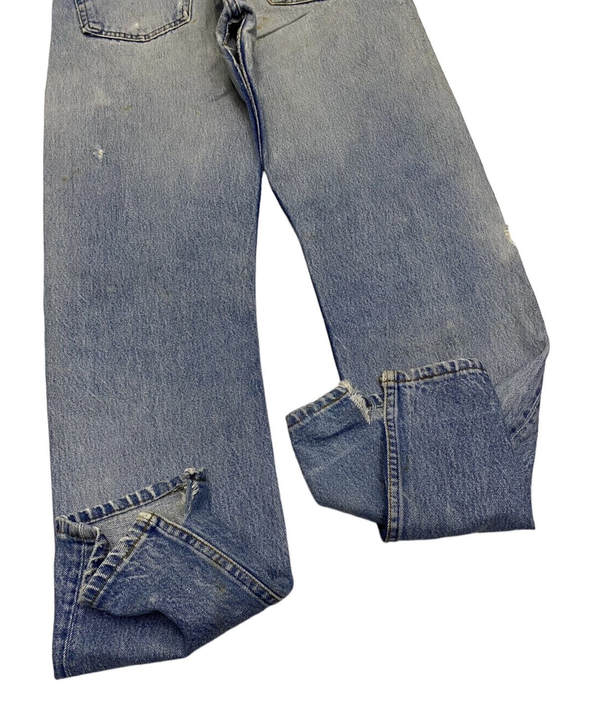 Levi's × Levi's Vintage Clothing VINTAGE LEVIS 501 DISTRESSED LEG CUT DENIM JEANS Size US 30 / EU 46 - 7 Thumbnail
