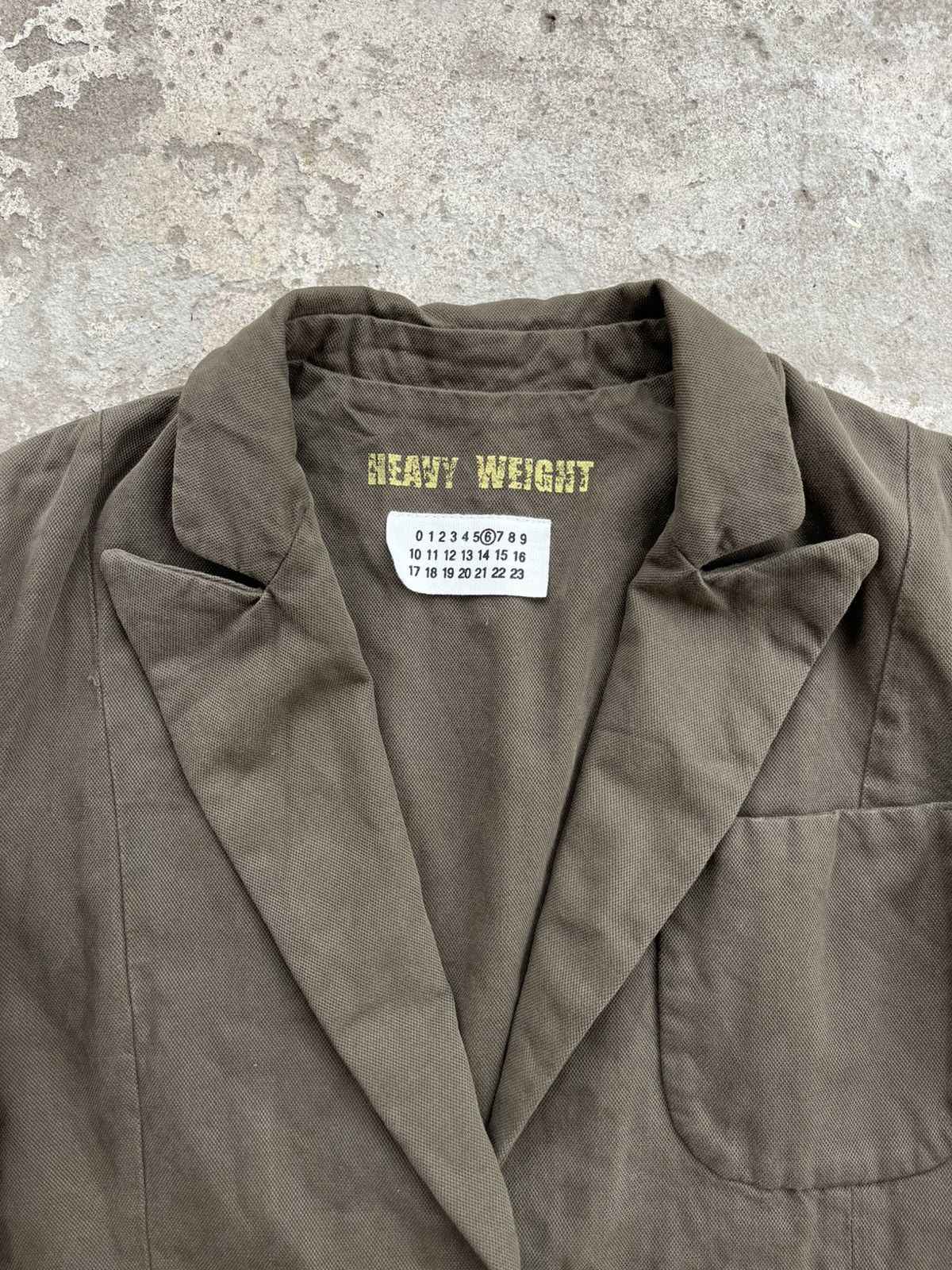 Maison Margiela FW2004 Martin Margiela MM6 Heavy Weight Blazer 