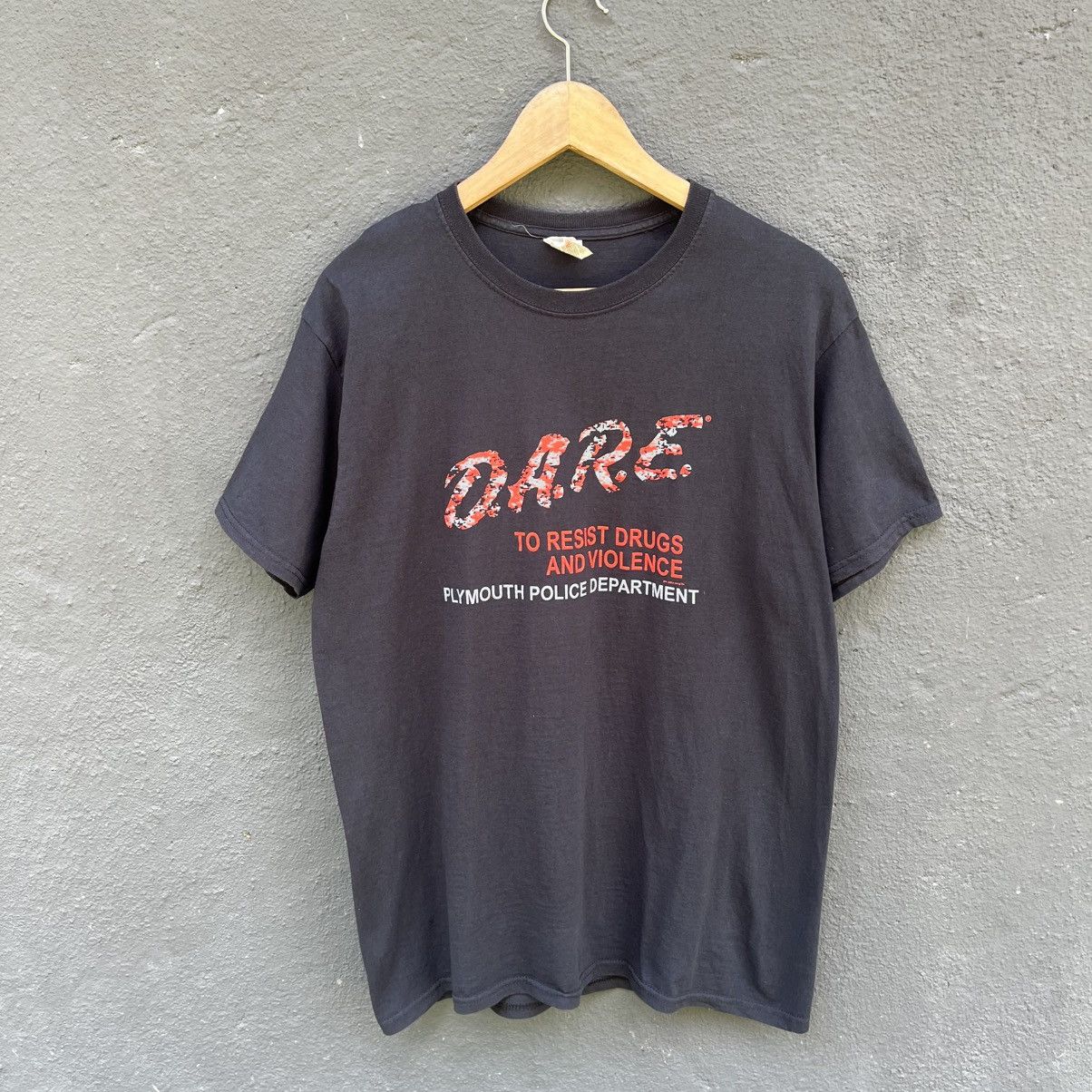 D.A.R.E Thrashed Faded Dare ERD GRUNGE PUNK Tee Size US M / EU 48-50 / 2 - 1 Thumbnail