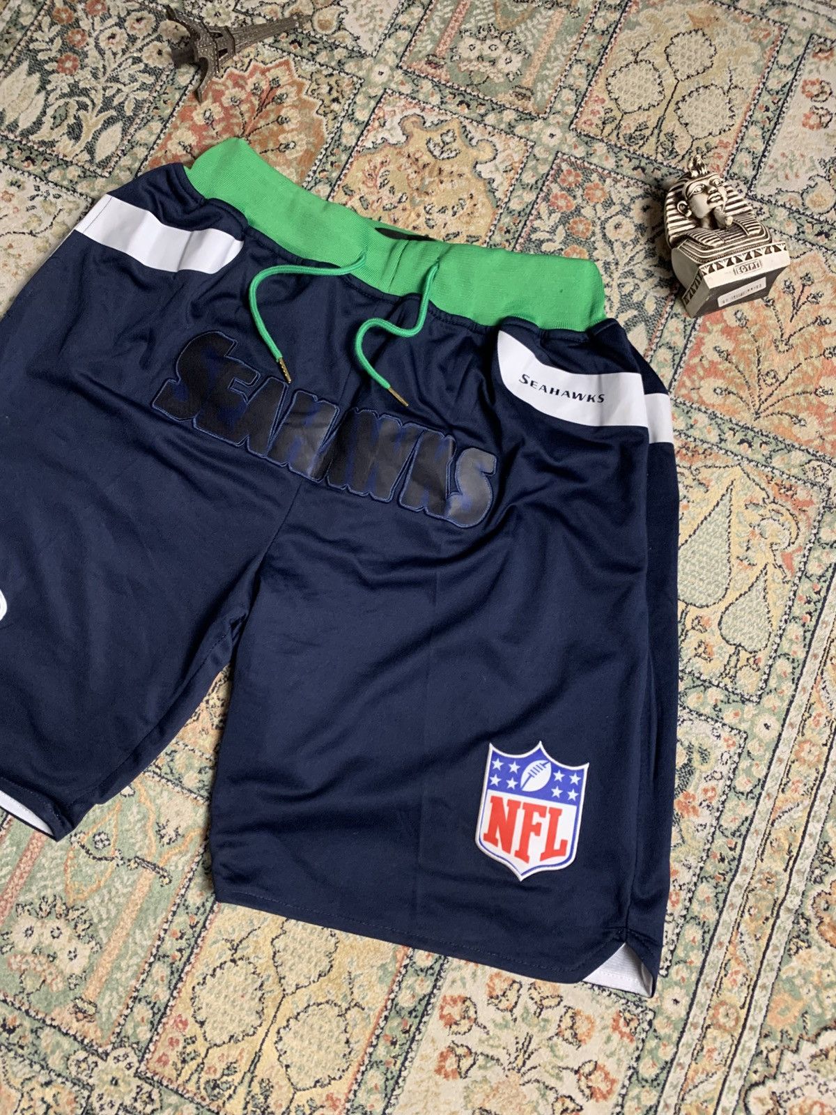 Just Don Vintage NBA Just Don shorts Seahawks nylon baggy Parachute Size US 36 / EU 52 - 2 Thumbnail