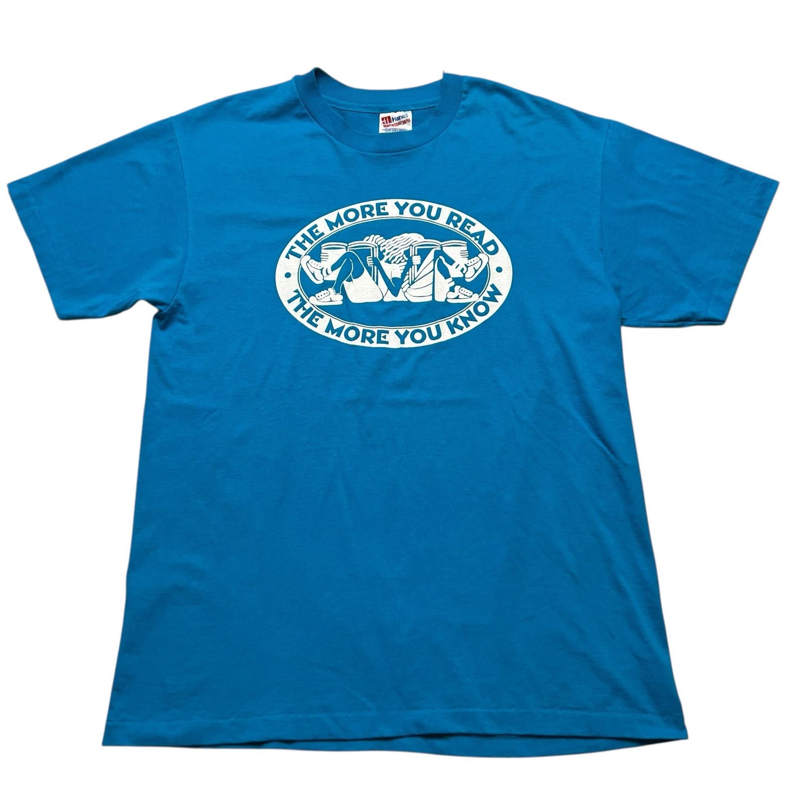 Hanes vintage "The More You Read The More You Know" t-shirt Sz L Size US L / EU 52-54 / 3 - 1 Thumbnail