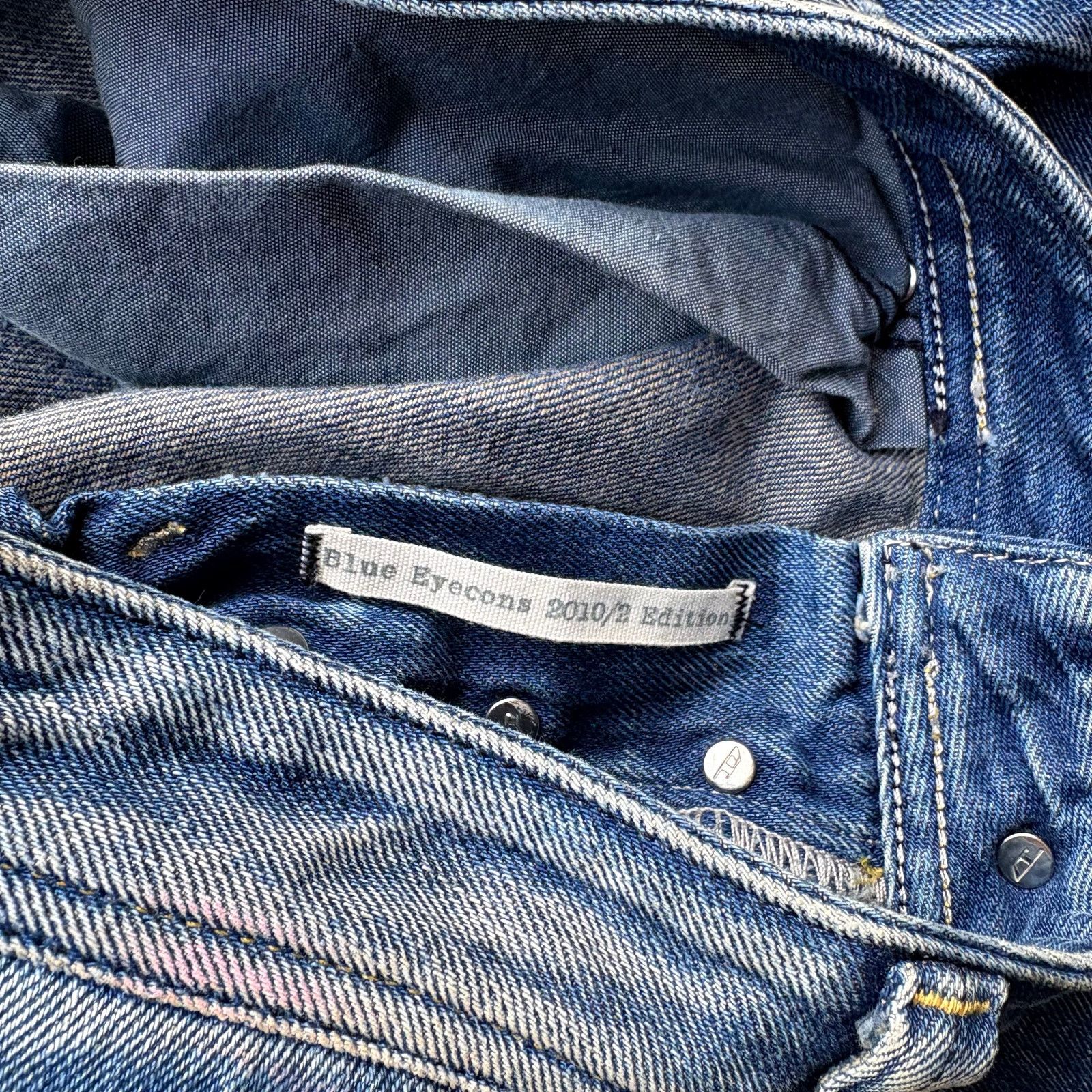 Diesel Crazy Diesel Brand Washed Blue Jeans Size US 31 - 10 Thumbnail