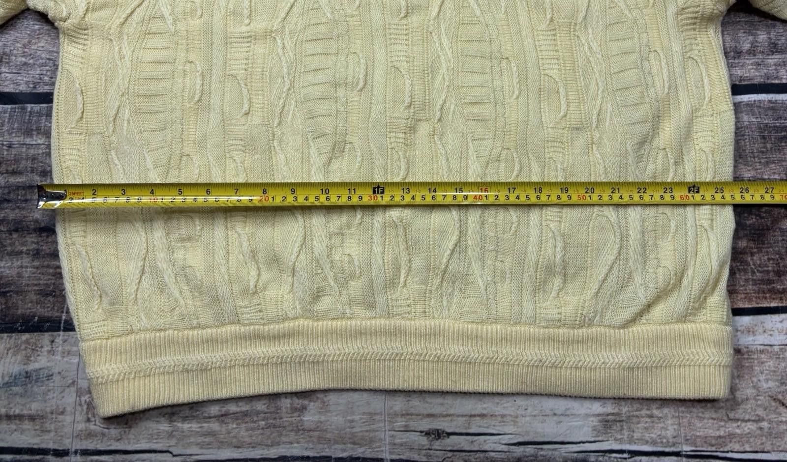 Coogi Coogi Polo Sweater Mens 2XL Wool 3D Knit Biggie VTG 90s Size US XXL / EU 58 / 5 - 12 Thumbnail