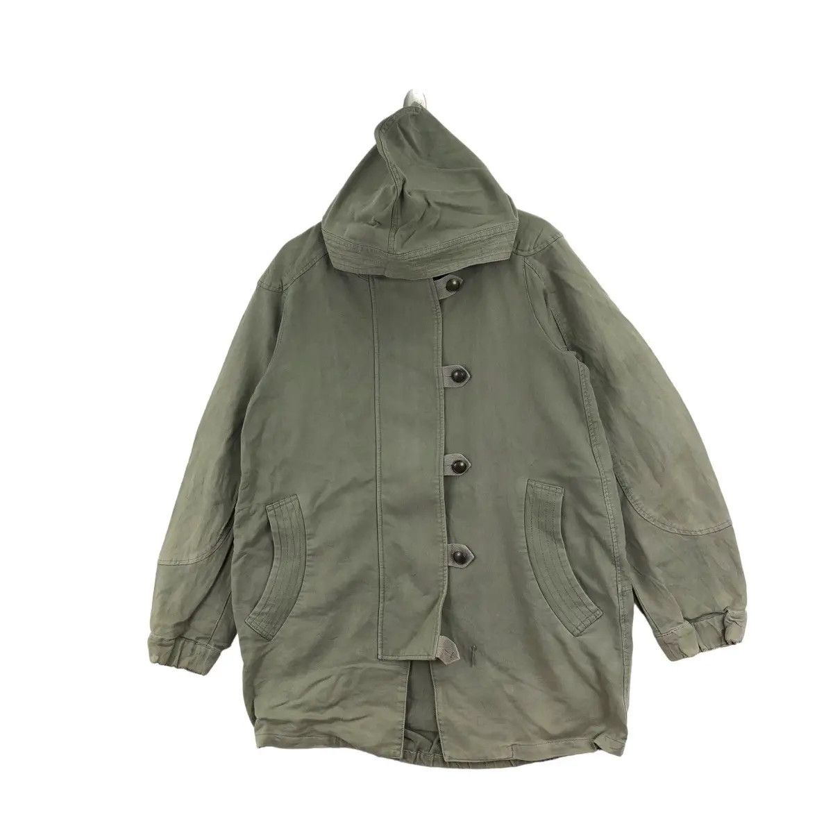 Tsumori Chisato ISSEY MIYAKE Tsumori Chisato Collection Trench Coat Hoodie Size US L / EU 52-54 / 3 - 4 Thumbnail