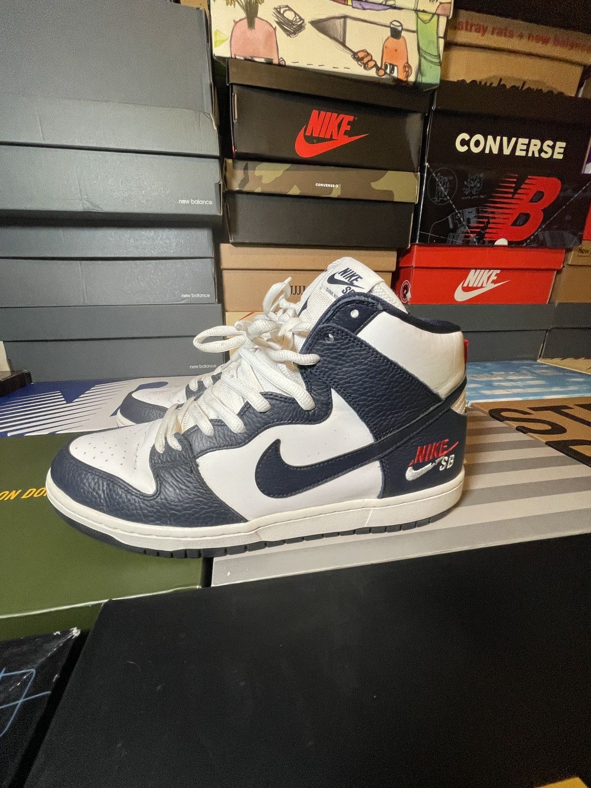 Nike Nike SB dunk high dream team Size US 13 / EU 46 - 3 Thumbnail