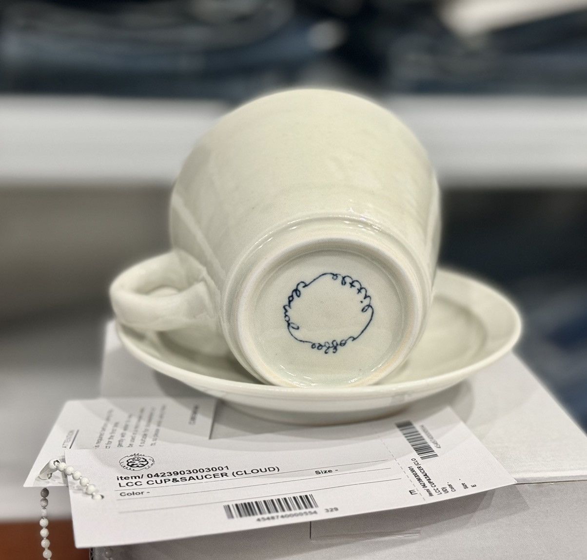 VISVIM LCC CUP SAUCER (Cloud)