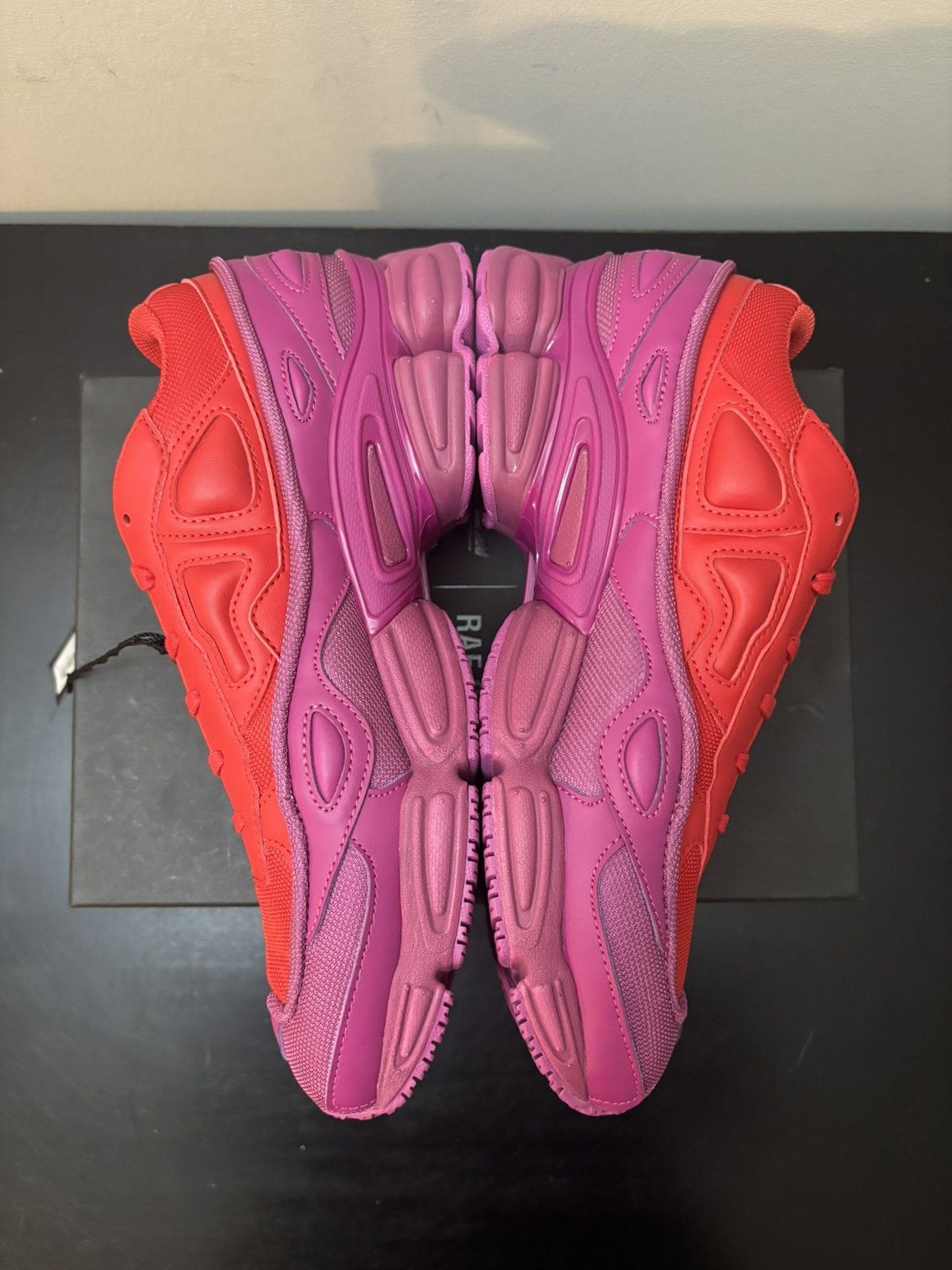 Adidas × Raf Simons adidas Raf Simons Ozweego Glory Collegiate Red Purple Size US 9.5 / EU 42-43 - 3 Thumbnail