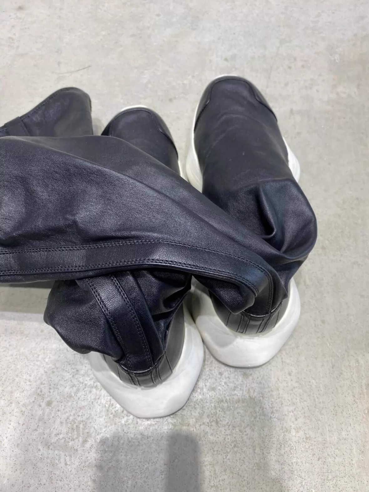 Rick Owens RO x Adidas Sheepskin Horseshoe Boot UK8 Like New Size US 8.5 / EU 41-42 - 2 Thumbnail
