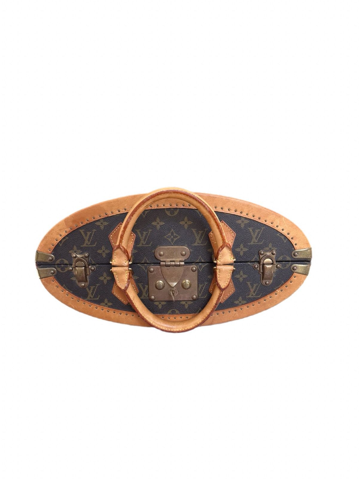 Louis Vuitton LV x Manolo Blahnik Centenaire Oval Trunk (1996) Size ONE SIZE - 4 Thumbnail