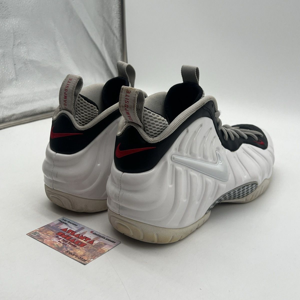 Nike Air Foamposite pro chrome white Size US 10.5 / EU 43-44 - 5 Thumbnail