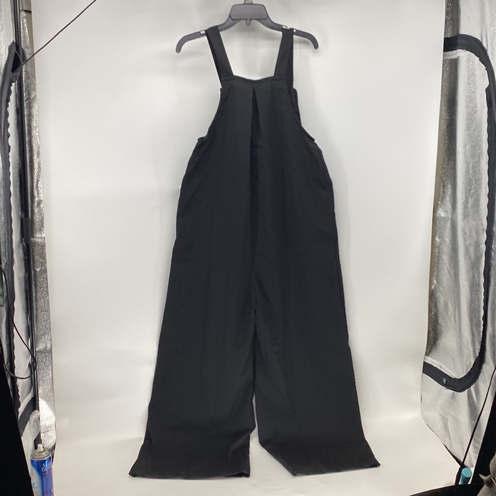 Other Pantalon black wide leg romper artsy lagenlook sz M/XL Size 30" / US 8 / IT 44 - 6 Thumbnail