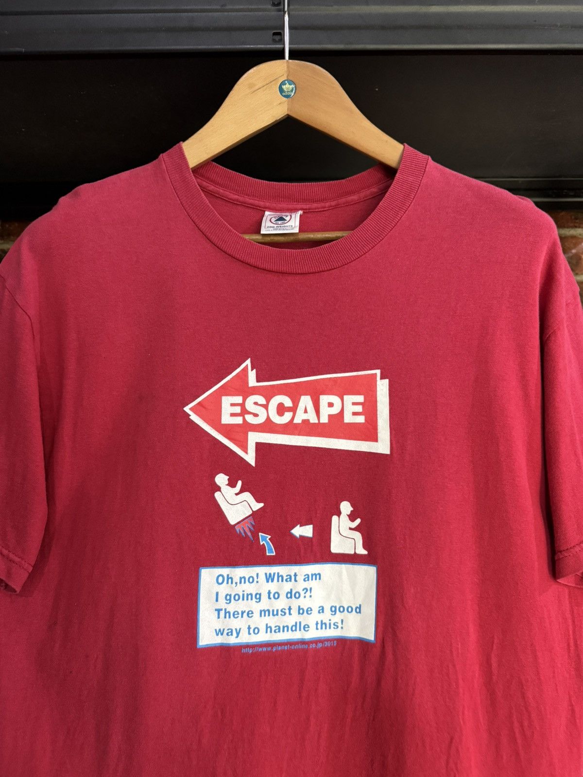 Girl Skateboards Vintage 90s ESCAPE Planet Online Faded Tee Size US L / EU 52-54 / 3 - 2 Thumbnail