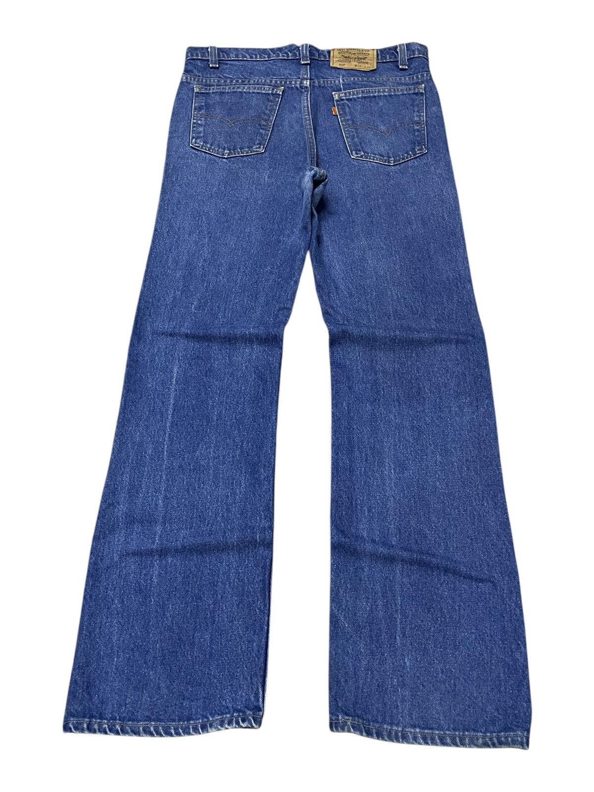 Levi's × Vintage Vintage Levis 517 Orange Tab Flare Bootcut Made In Usa Jeans Size US 34 / EU 50 - 2 Thumbnail
