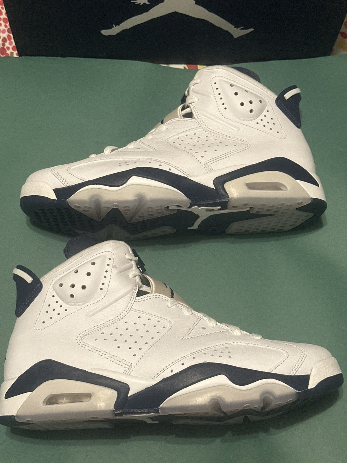 Jordan Brand Air Jordan 6 retro ‘Midnight Navy’ 2022 Size US 10 / EU 43 - 1 Thumbnail