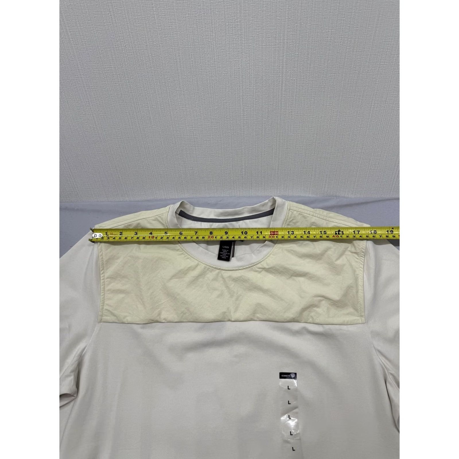 Kenneth Cole Kenneth Cole Men’s White L Short Sleeve Crew Neck T-Shirt Cotton Spandex Size US L / EU 52-54 / 3 - 5 Thumbnail