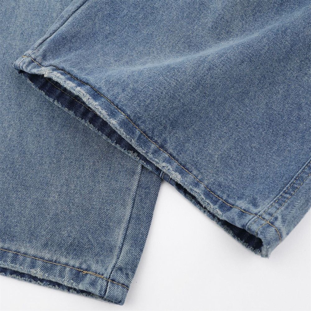 Japanese Brand × Jean Loose straight men's punk distressed washed jeans y2k Size US 32 / EU 48 - 6 Thumbnail