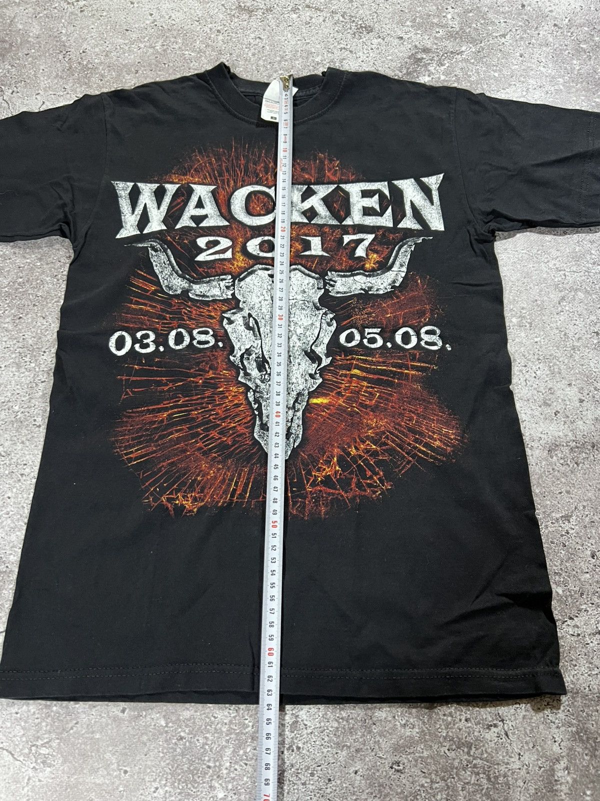 Band Tees 2017 Wacken Open Air Festival Metal Rock Music T-Shirt WOA Size US S / EU 44-46 / 1 - 6 Thumbnail