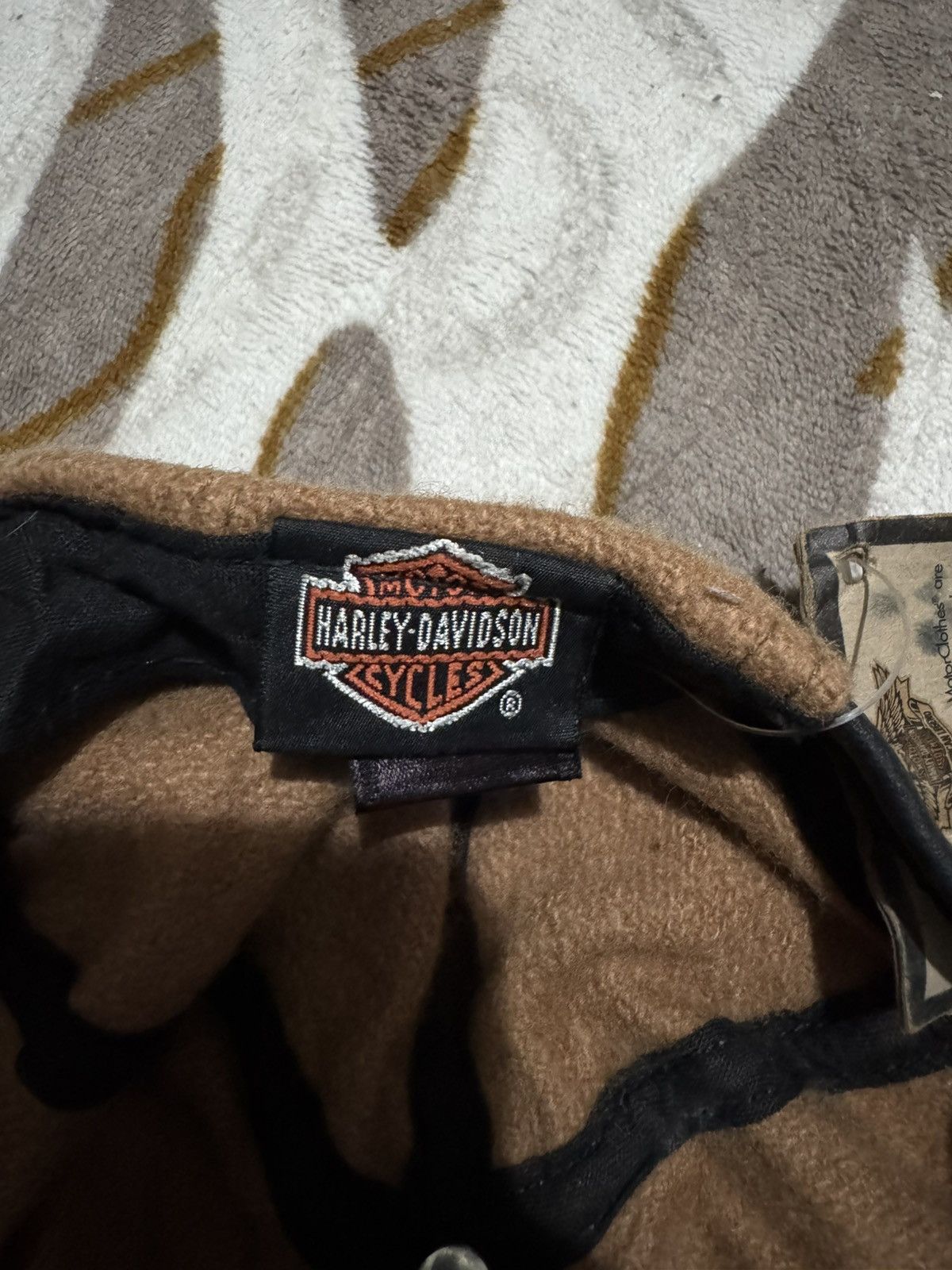 Harley Davidson Vintage Harley davidson strapback baseball cap 90s Size ONE SIZE - 5 Thumbnail