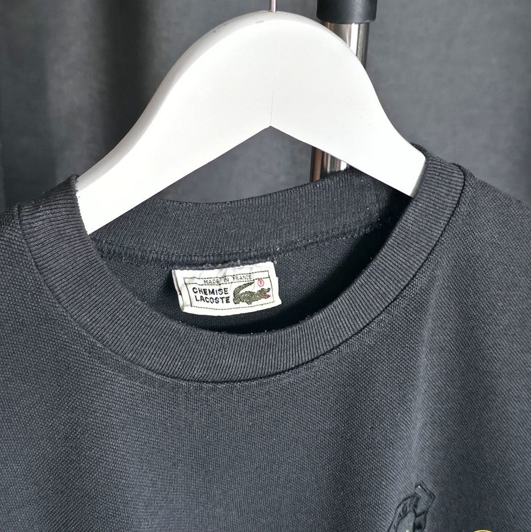 Lacoste RARE Vintage 80s Chemise Lacoste Made in France Knit Shirt Size US L / EU 52-54 / 3 - 7 Thumbnail