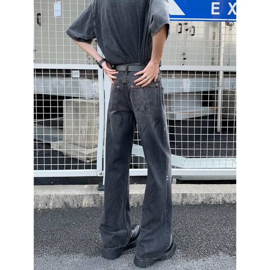 Japanese Brand Retro splashed ink graffiti dirty dyed jeans Size US 32 / EU 48 - 4 Thumbnail