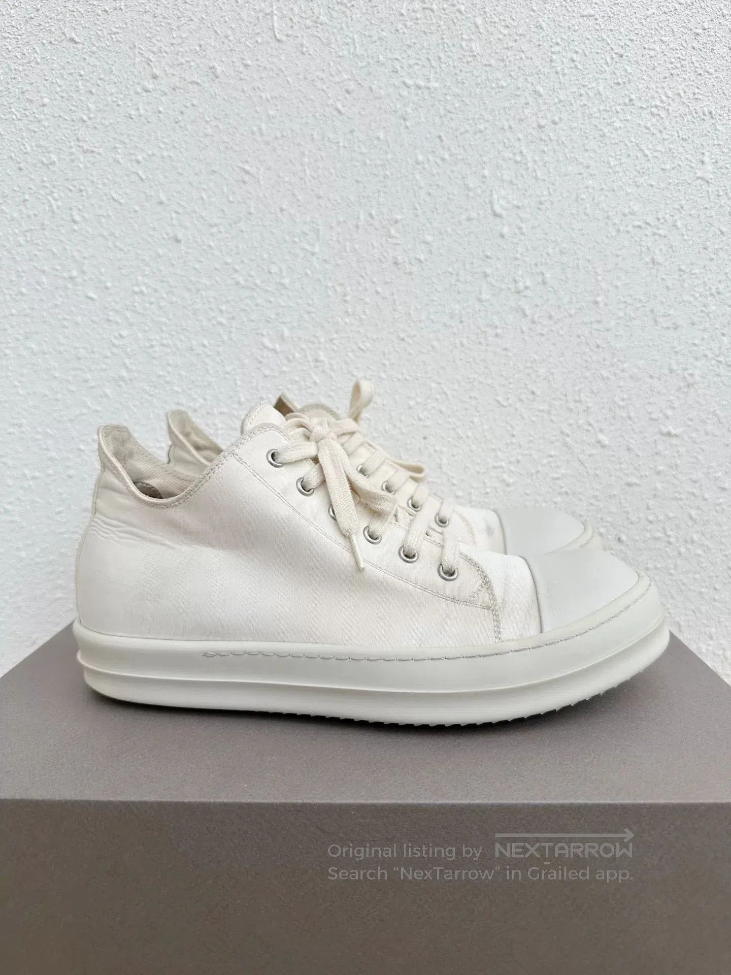 Rick Owens Rick Owens Converse Canvas Low Top. Size US 7 / EU 40 - 1 Thumbnail