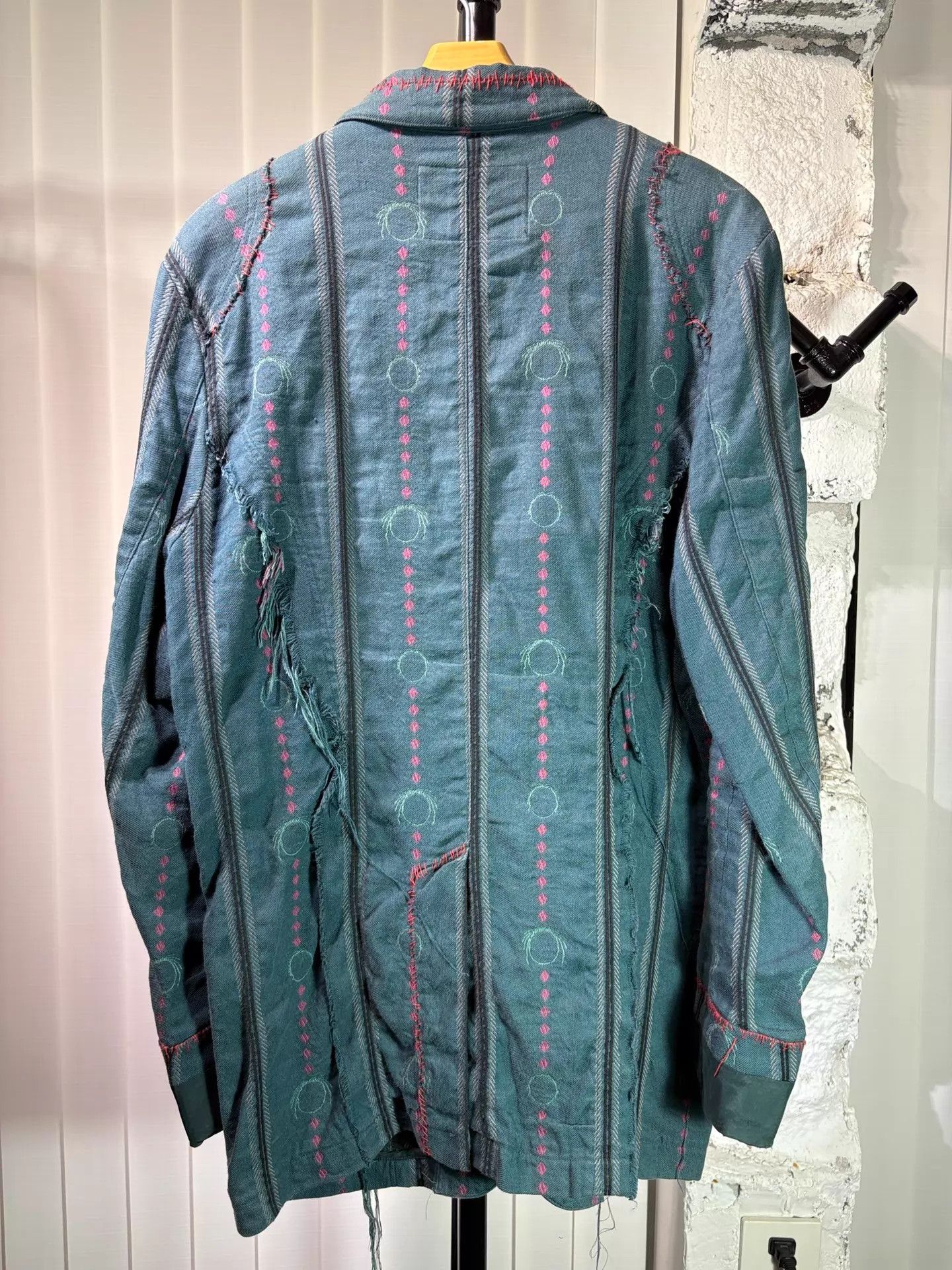 Undercover Undercover 03ss Scab Sheep Head Embroidered Frayed Jacket Size US M / EU 48-50 / 2 - 2 Thumbnail