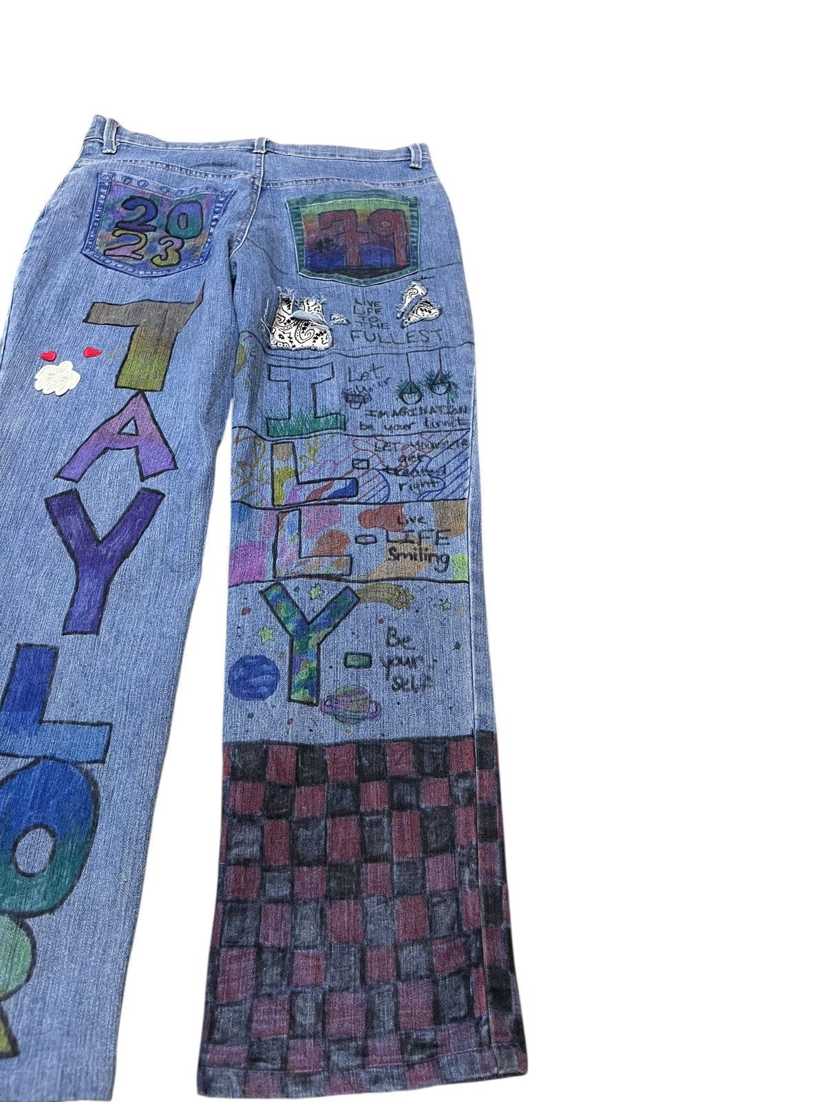 Japanese Brand Vintage Gloria Vanderbilt Grafitti Denim Size US 30 / EU 46 - 9 Thumbnail