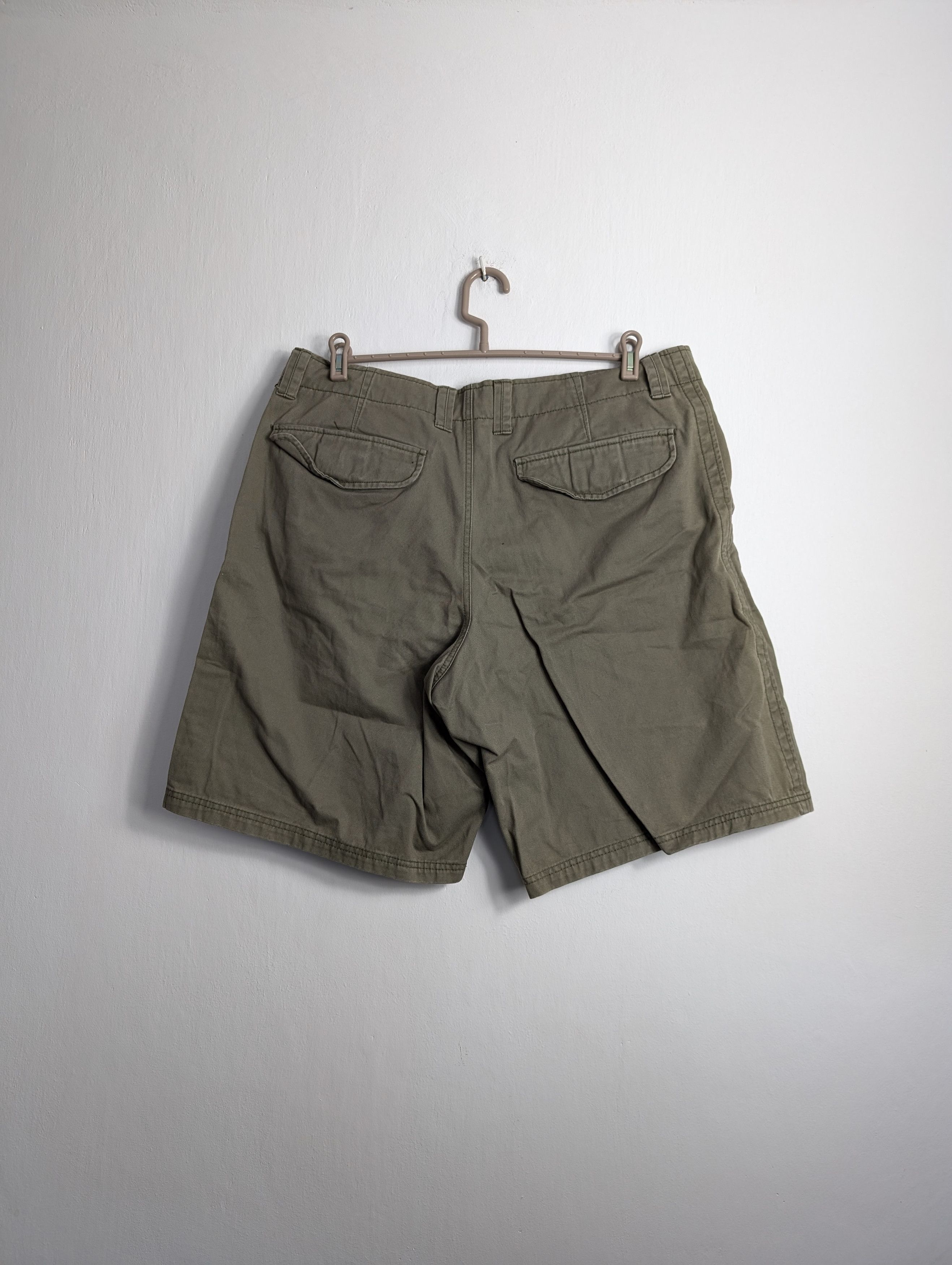 George Khaki Green Utility Outdoor Shorts Casual Cargo Style Size US 38 / EU 54 - 4 Thumbnail