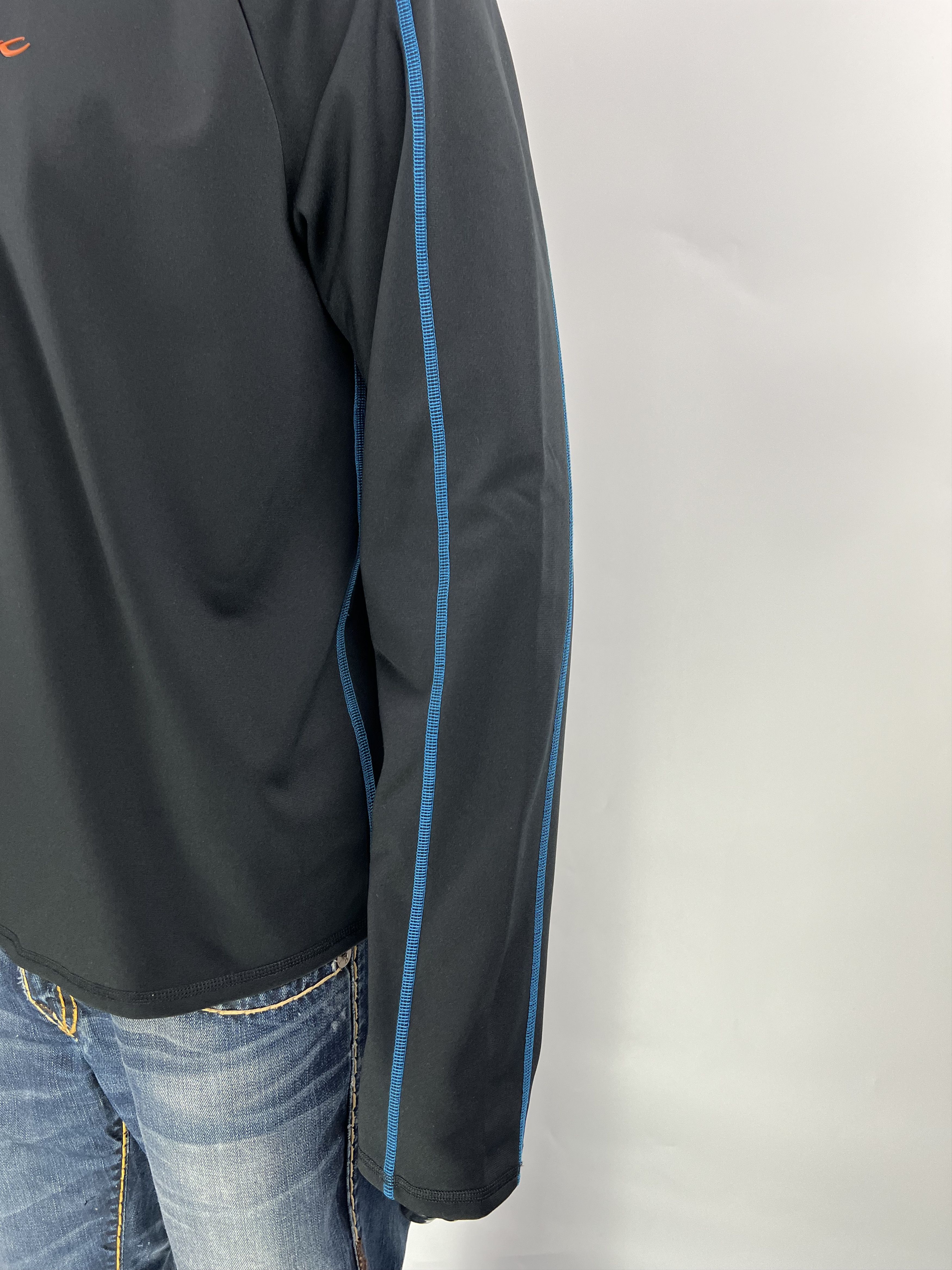 KJUS Kjus Men's Black 1/2 Zip Golf Pullover Size 54 Size US XL / EU 56 / 4 - 4 Thumbnail