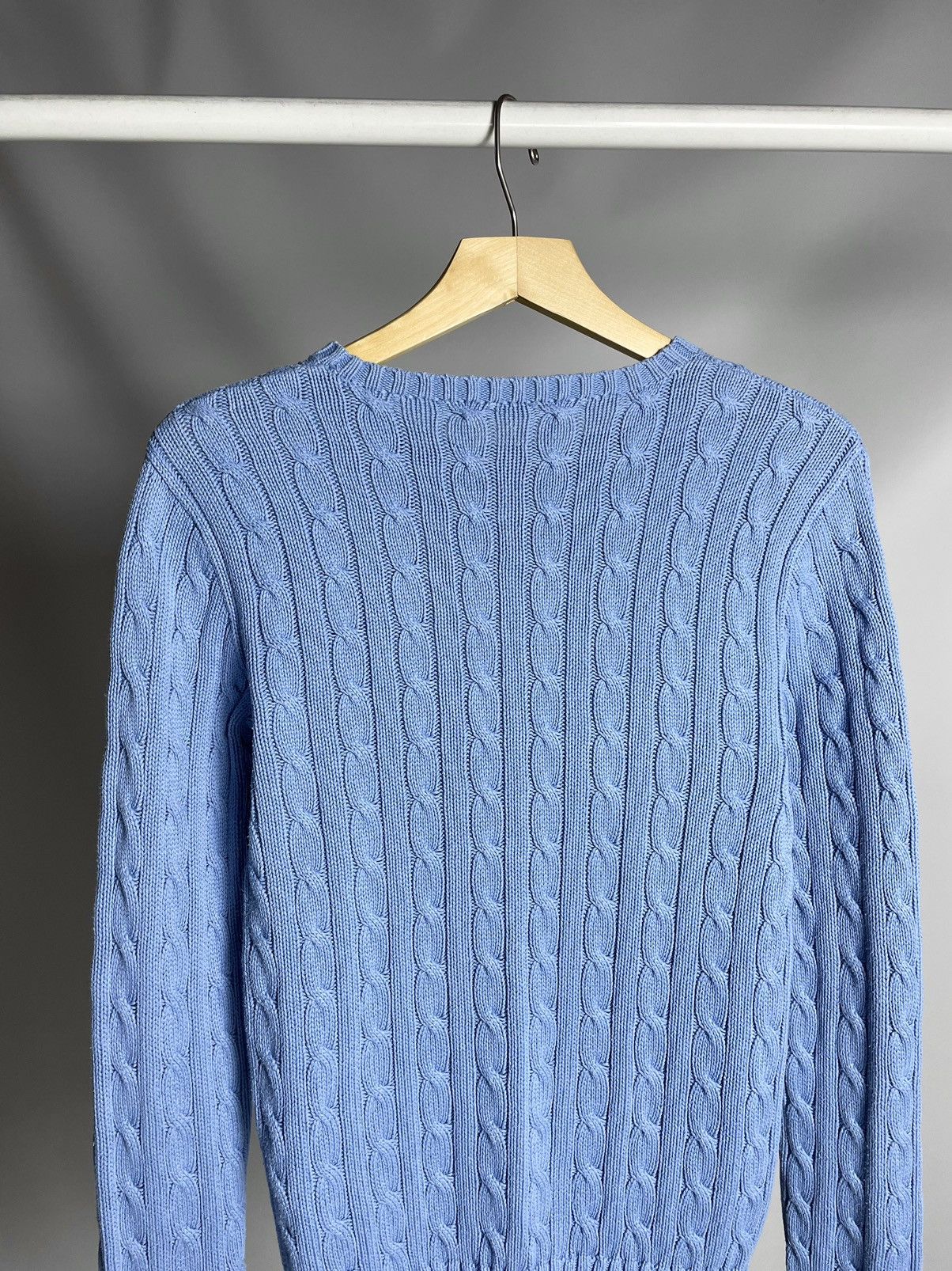 Chaps Ralph Lauren × Polo Ralph Lauren × Ralph Lauren VINTAGE🐬 Polo Ralph Lauren Blue Knitted Sweater Sport Chaps Size US M / EU 48-50 / 2 - 8 Thumbnail