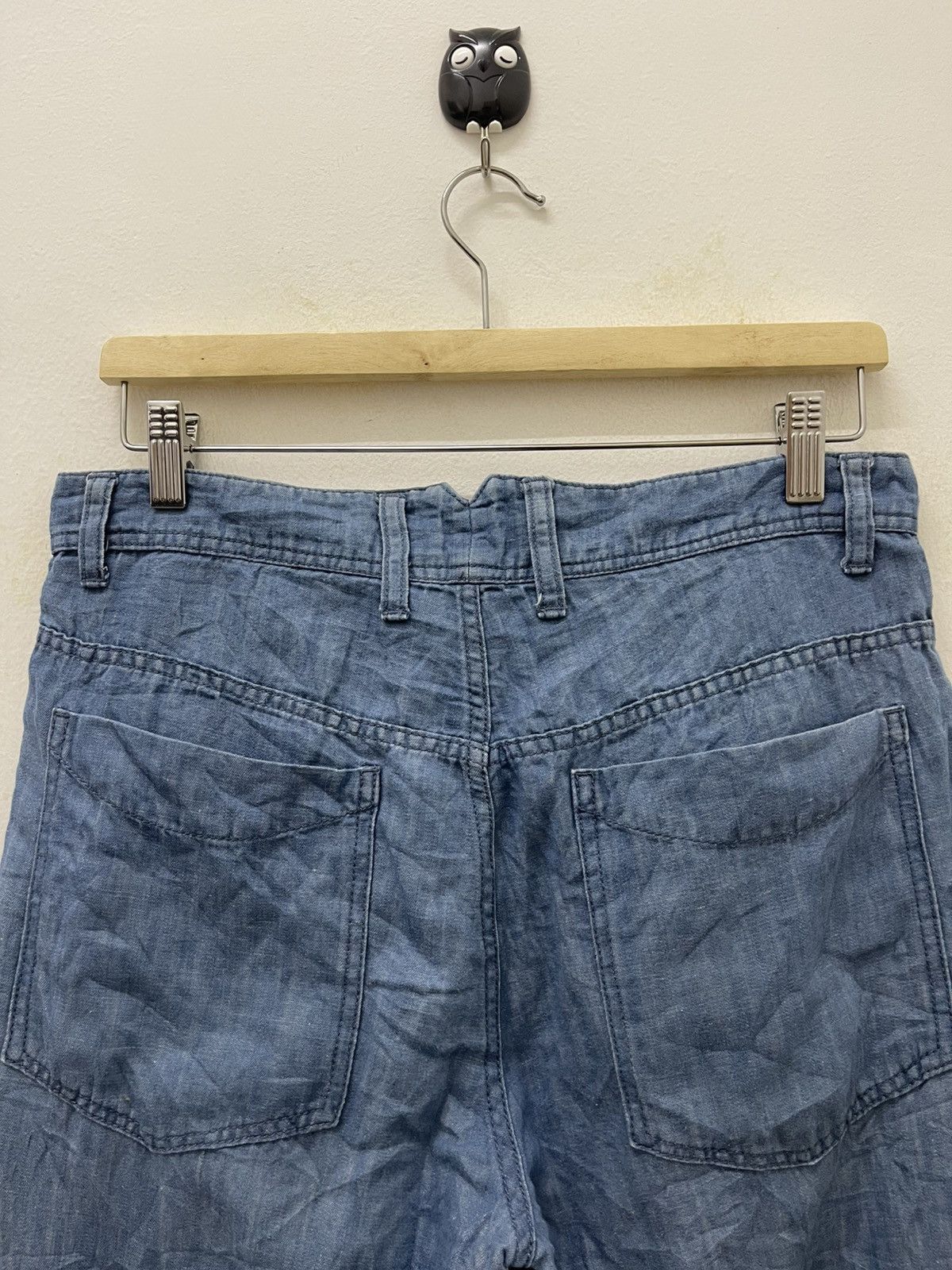 Katharine Hamnett London Rare Vintage KATHARINE HAMNETT LONDON Cotton Linen Pant Size US 30 / EU 46 - 4 Thumbnail