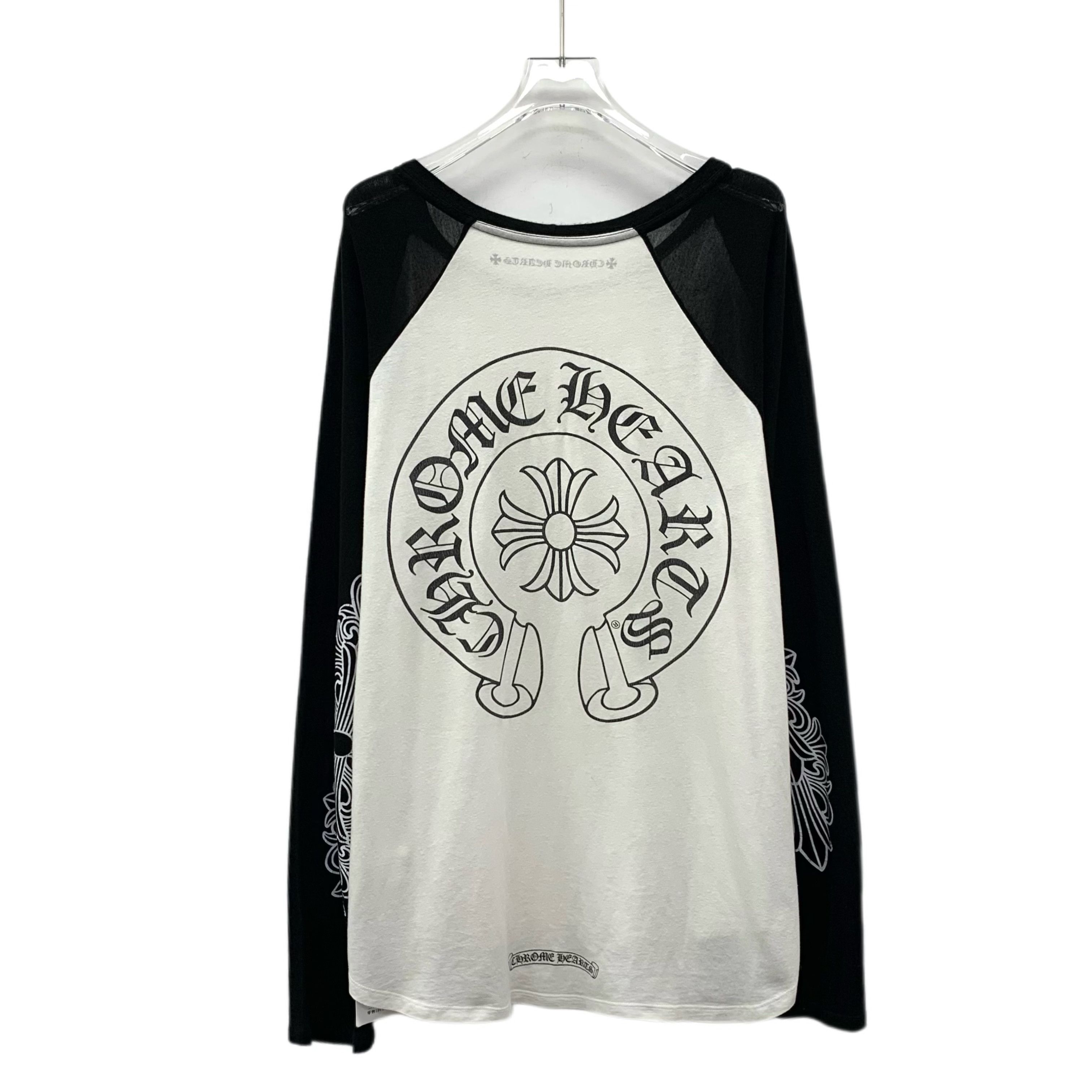 Chrome Hearts Chrome Hearts White Sanskrit Print Long Sleeve Tee (L) Size US L / EU 52-54 / 3 - 9 Thumbnail
