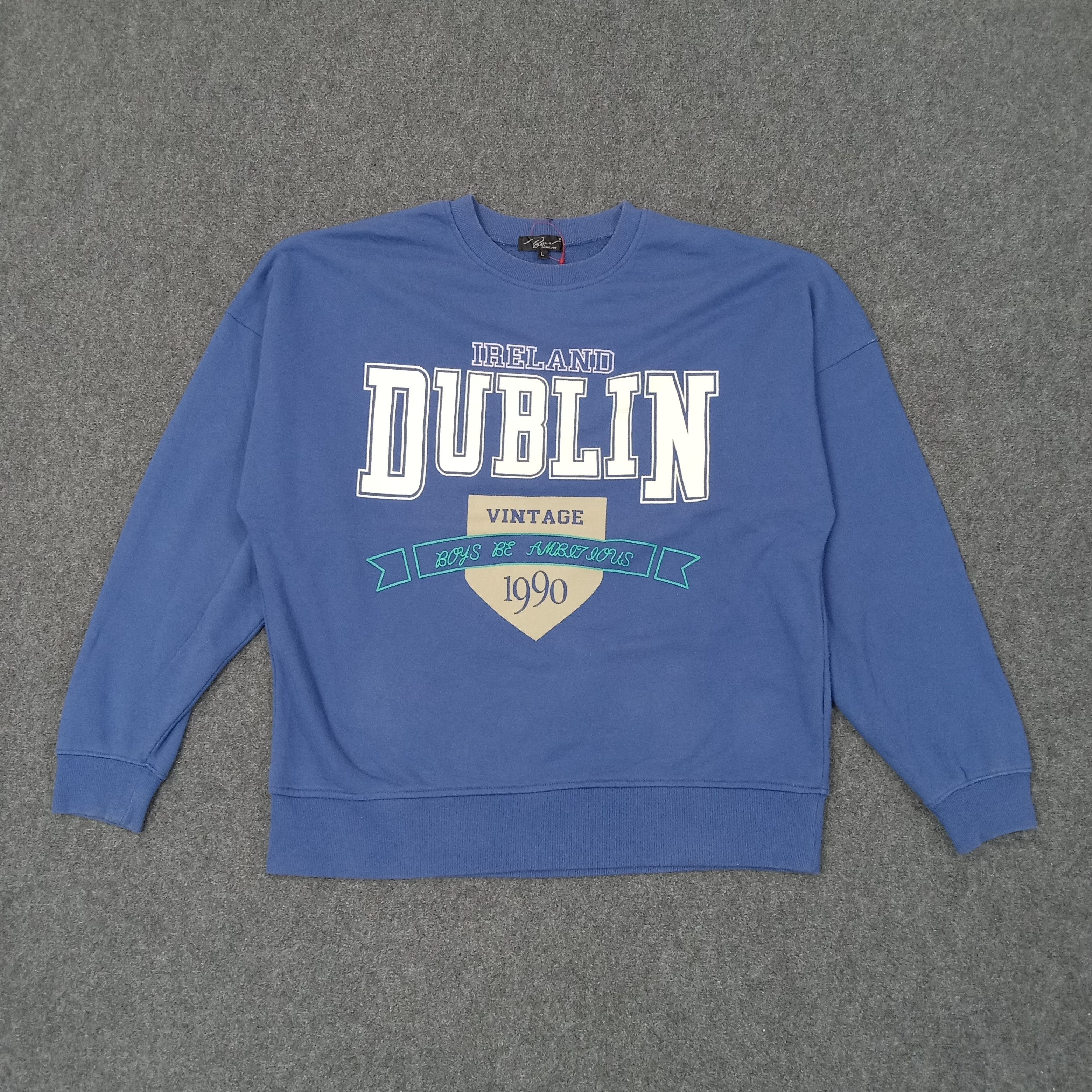 City Streets Irelans Dublin 1990 Street Promo Sweatshirt C240N1 Size US XL / EU 56 / 4 - 1 Thumbnail