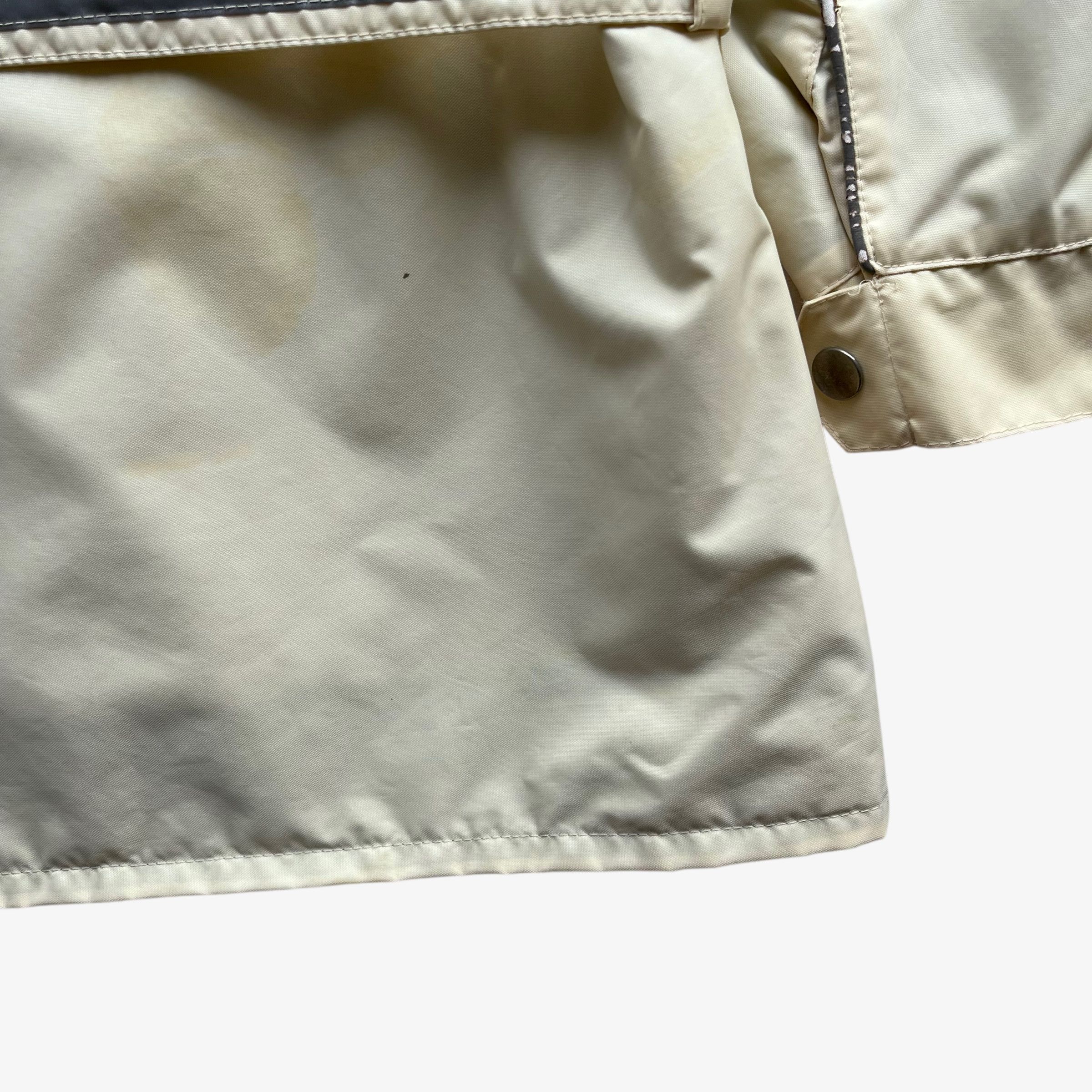 Belstaff Vintage 90s Men's Belstaff Tourmaster 500 Cream Biker Jacket Size US S / EU 44-46 / 1 - 10 Thumbnail