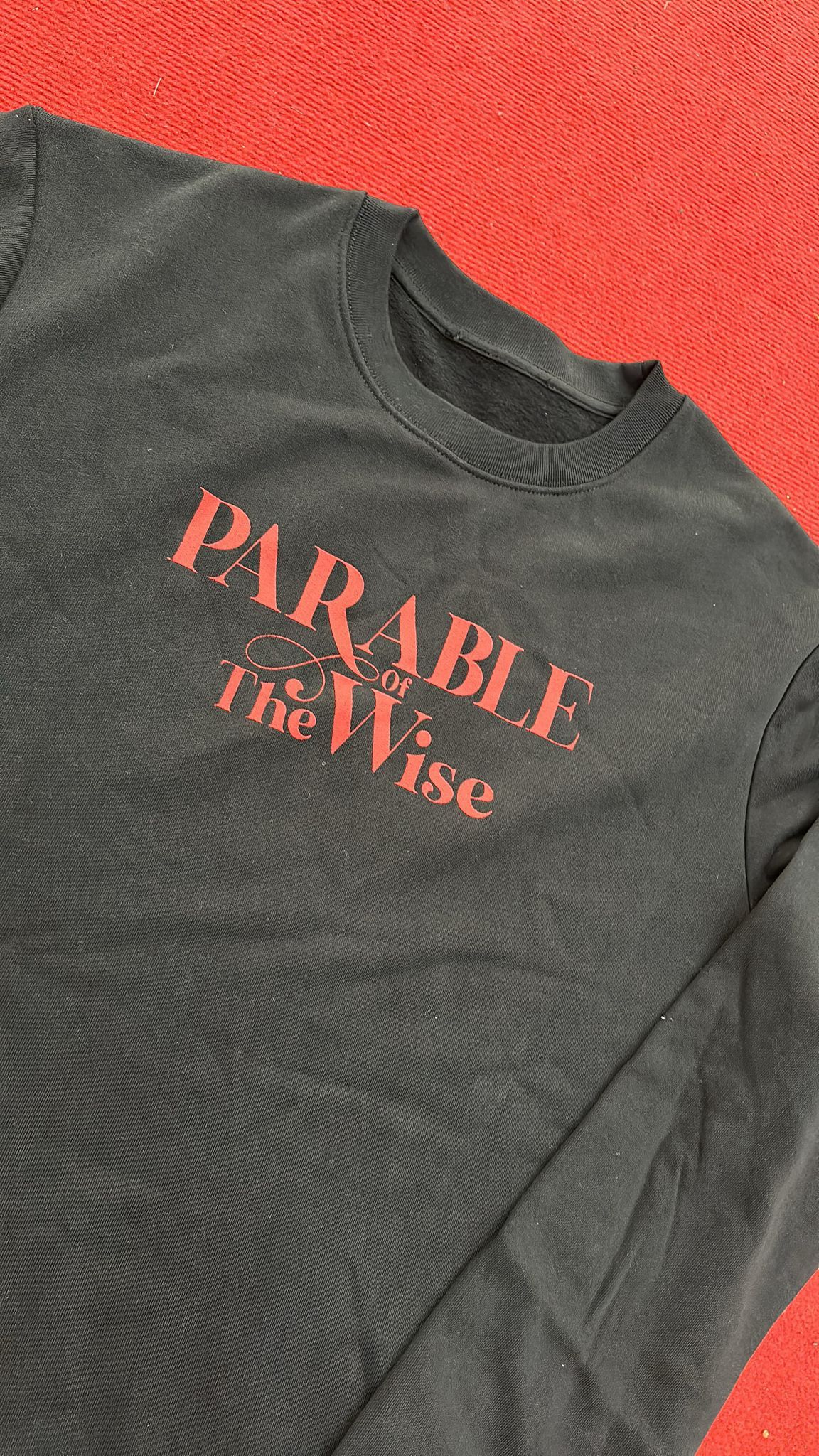 Raf Simons CC000021 Paranle Of The Wise Sweatshirt in Black Size US XL / EU 56 / 4 - 3 Thumbnail