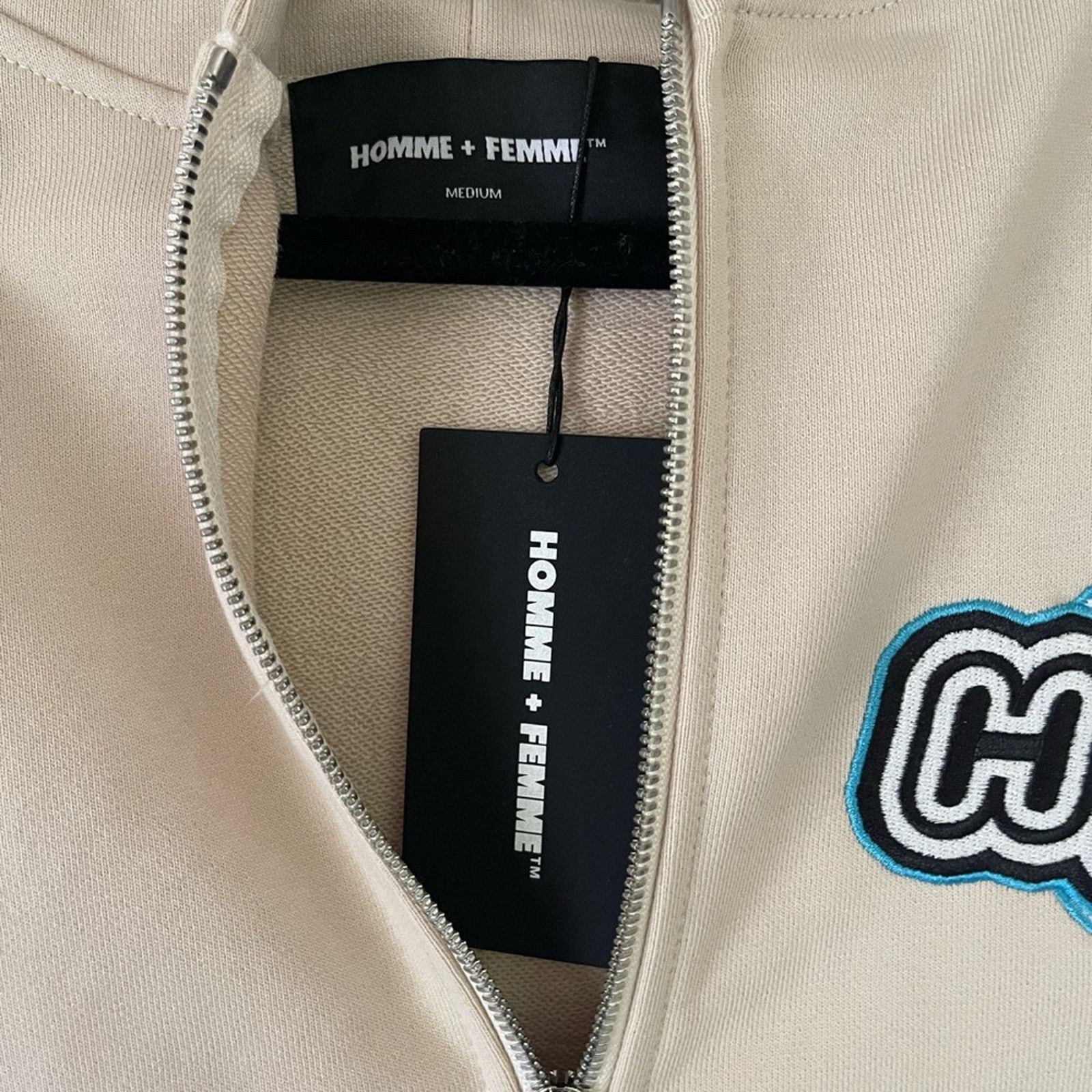 Homme + Femme La Homme and Femme, Global Zip Hoodie, Size: Medium Size US M / EU 48-50 / 2 - 4 Thumbnail