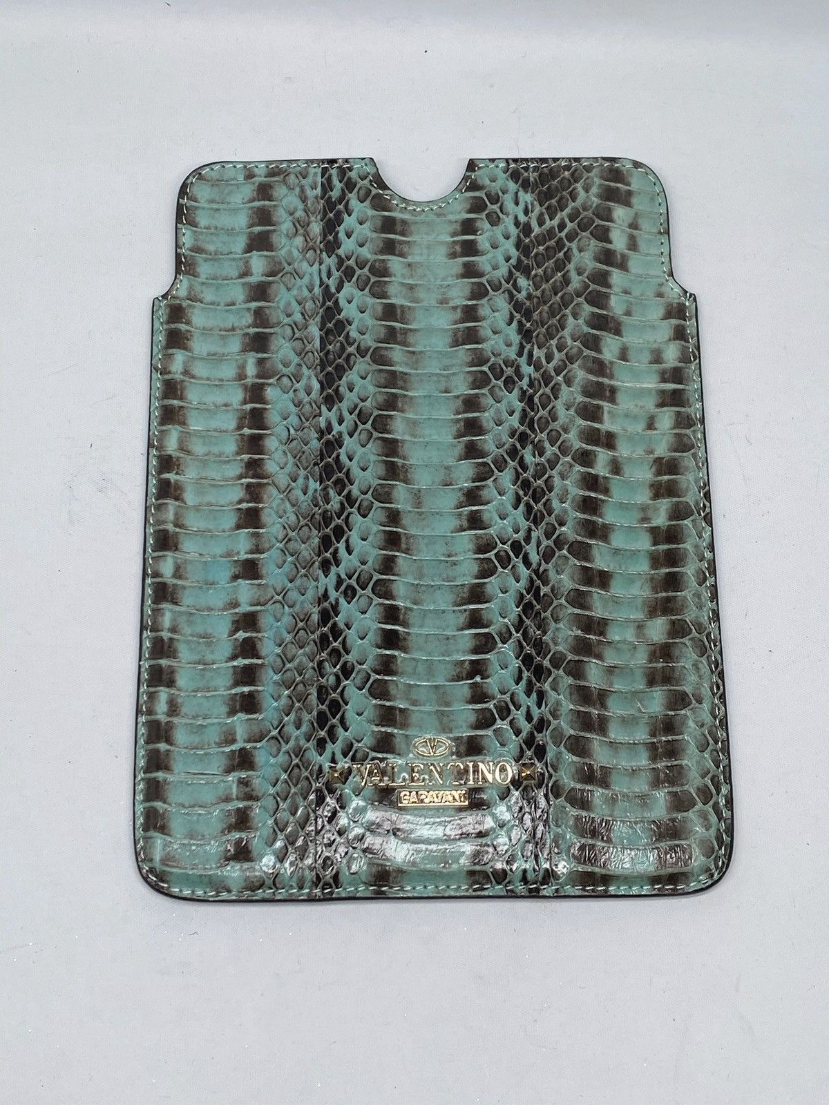Valentino Valentino Garavani Snake Embossed Leather iPad Mini Case Size ONE SIZE - 2 Thumbnail