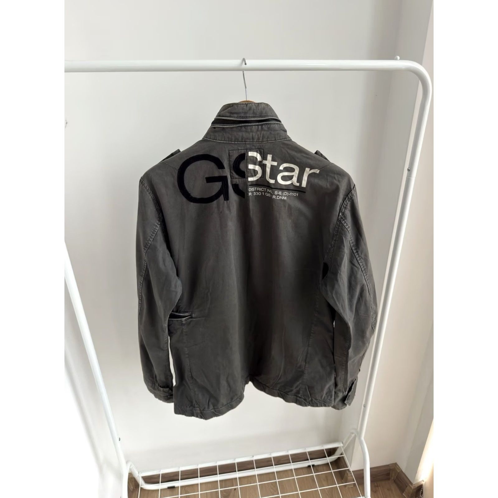 Vintage VINTAGE G Star Raw Military Jacket Shirt Men L Military Gray 90s City Outdoor Casual Workwear Zip Pocket Size US L / EU 52-54 / 3 - 2 Thumbnail