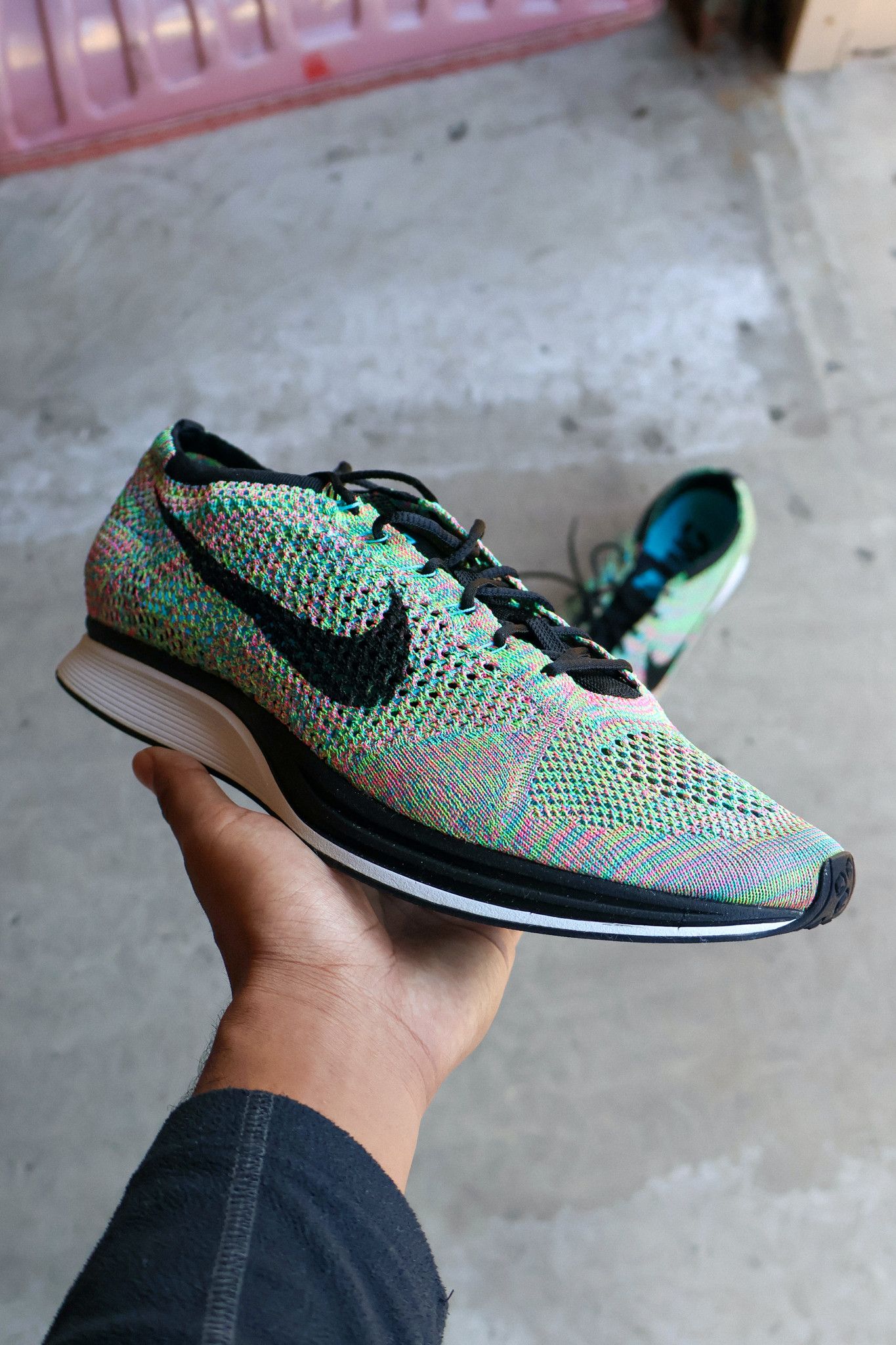 Nike Flyknit Racer 'Multi-Color' 2015 Size US 13 / EU 46 - 1 Thumbnail