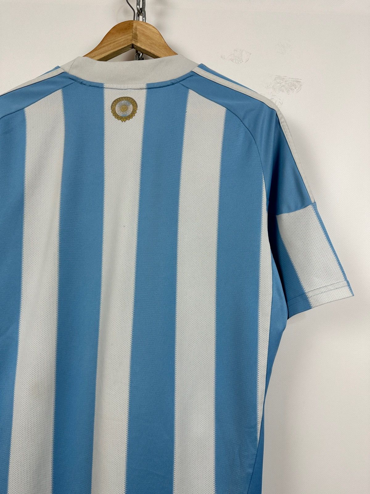 Adidas 2008 Adidas Argentina National Team Vintage Soccer Jersey Size US L / EU 52-54 / 3 - 12 Thumbnail