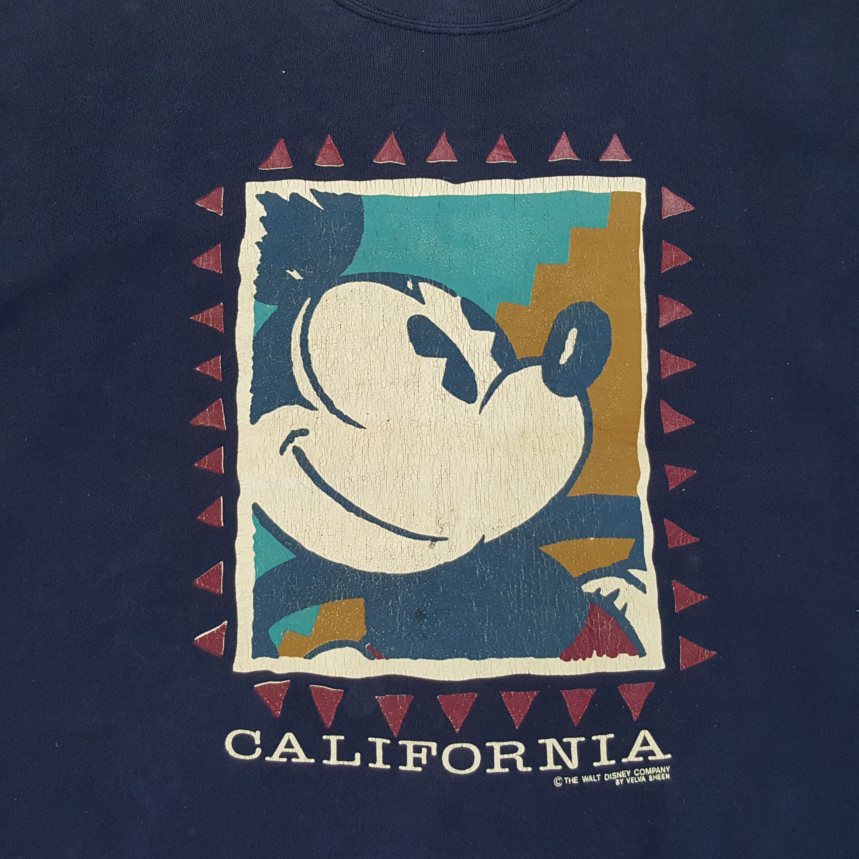 Disney × Mickey Mouse Vintage Mickey Mouse California Photo Tee Sweatshirts Size US L / EU 52-54 / 3 - 2 Thumbnail