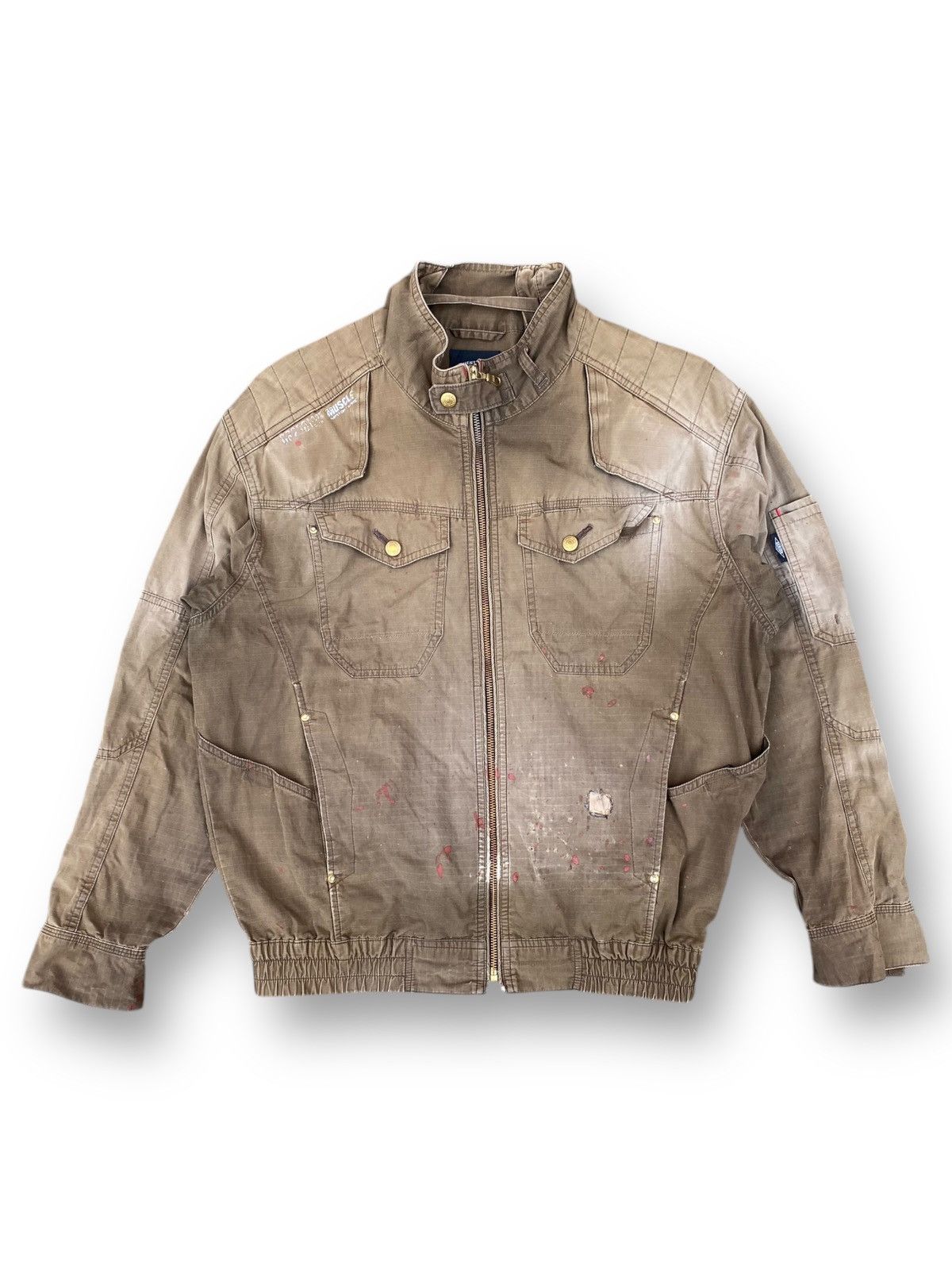 Japanese Brand × Vintage Vintage 90's Geride Engineered Workwear Biker Jacket. #D9 Size US L / EU 52-54 / 3 - 1 Thumbnail