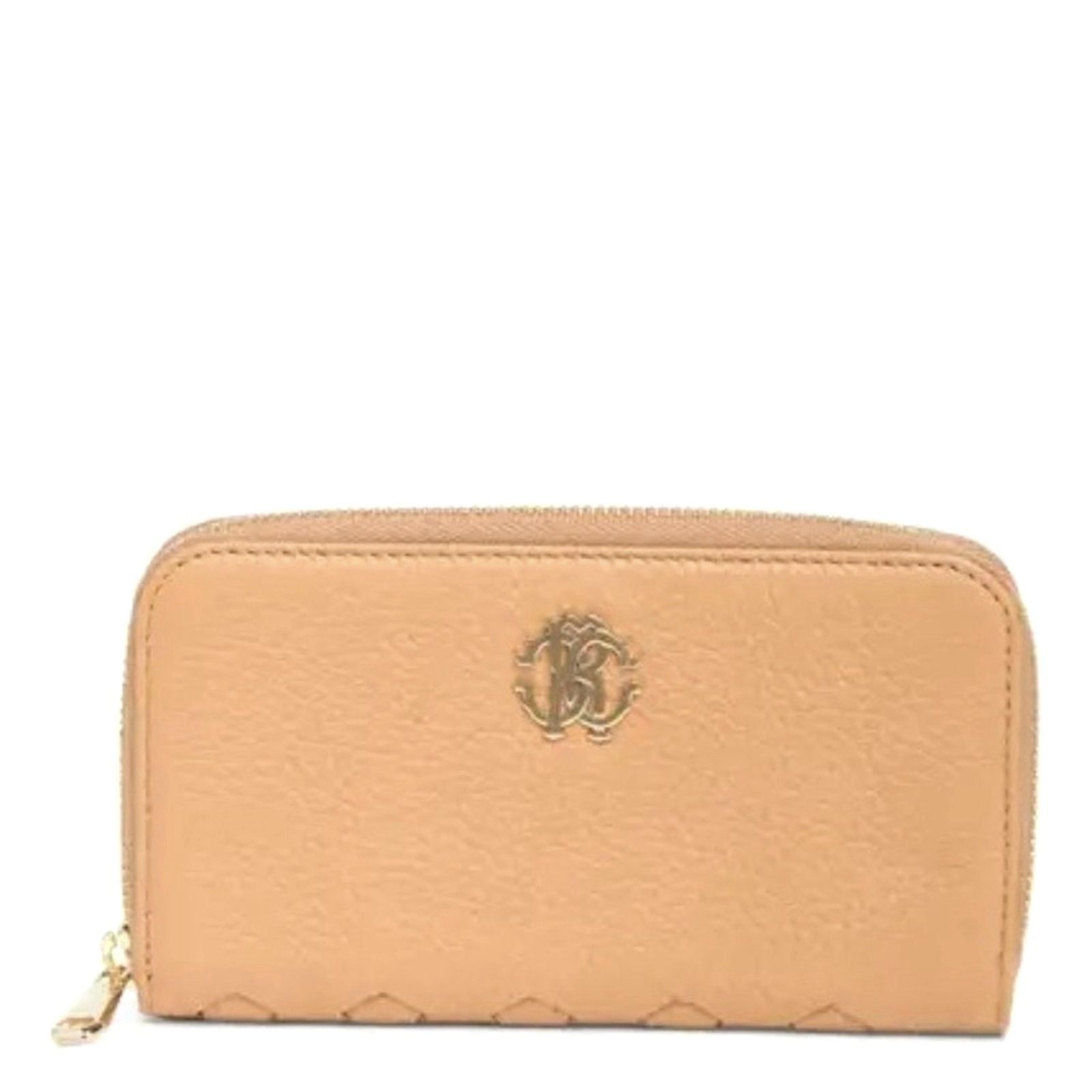 Roberto Cavalli Roberto Cavalli Continental Zip Around Wallet - Beige Size ONE SIZE - 6 Thumbnail