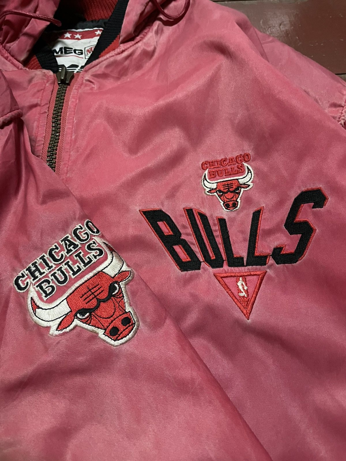 NBA Vintage Rare Chicago Bulls Jacket Size US L / EU 52-54 / 3 - 6 Thumbnail