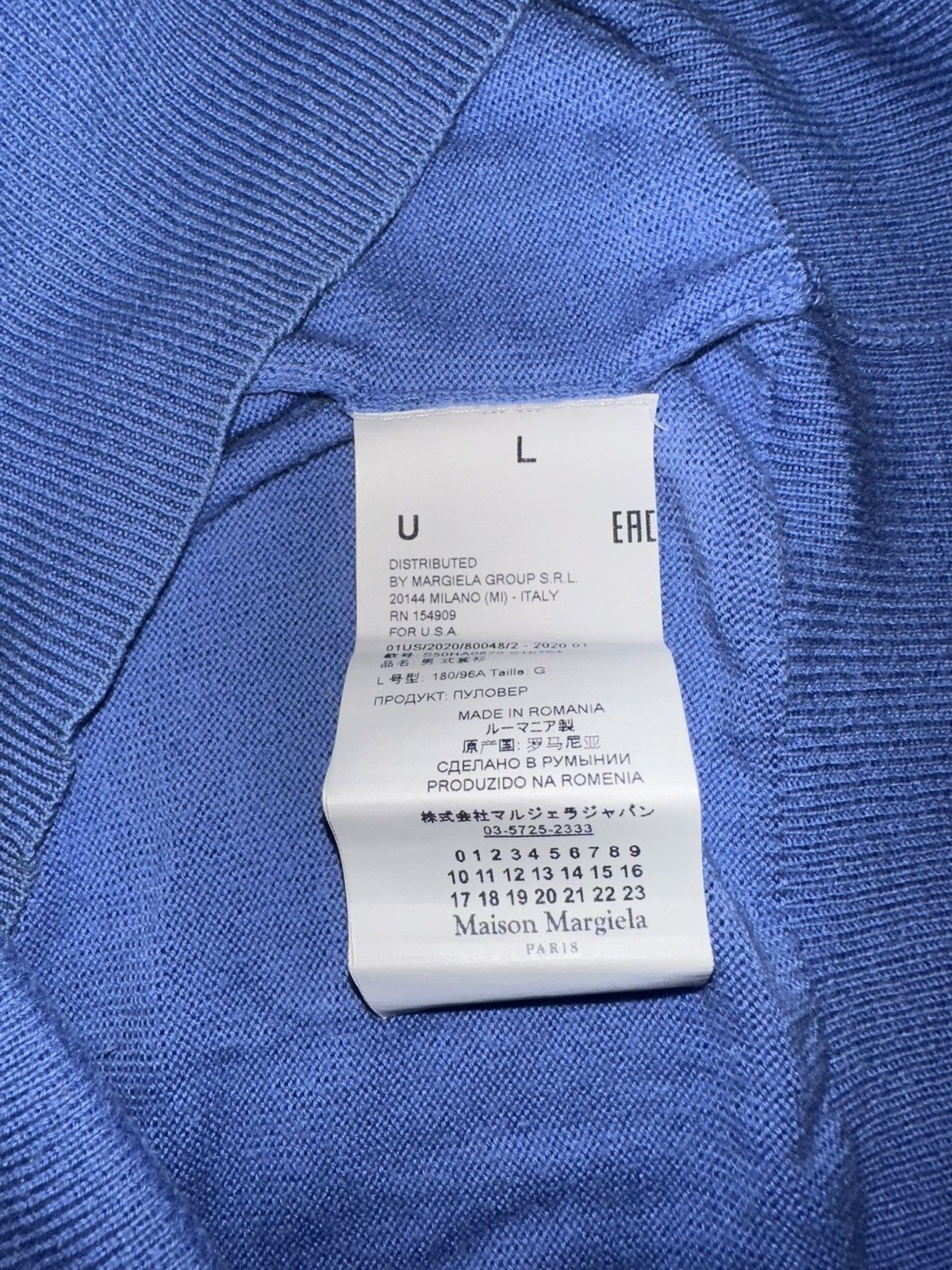 Maison Margiela Wool Long-Sleeve Size US L / EU 52-54 / 3 - 3 Thumbnail