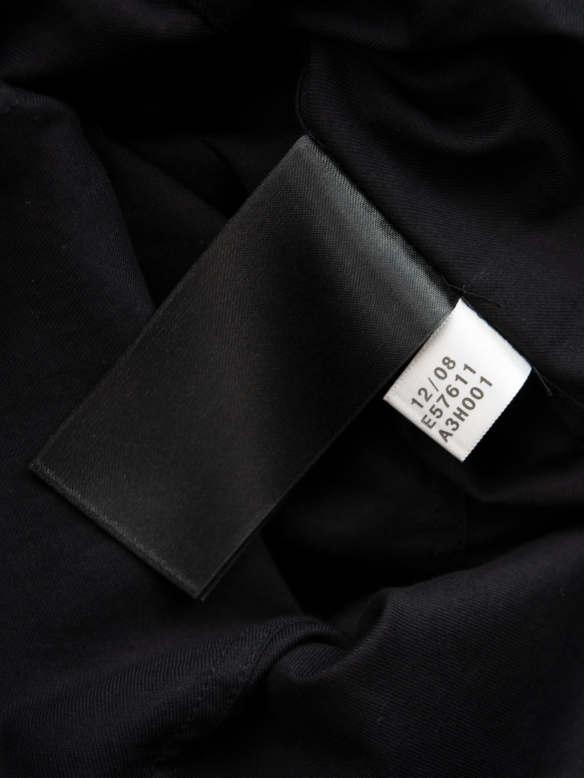 Yohji Yamamoto Y-3 SS09 button-up dress with layered ruffle shoulder detail Size M / US 6-8 / IT 42-44 - 9 Thumbnail