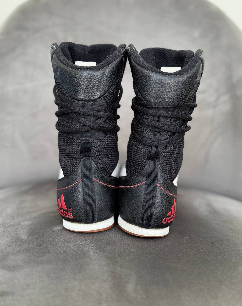 Adidas Adidas 00s Tygun Y2K Leather Black Wrestling Boxing Boots Size US 4.5 / IT 34.5 - 8 Thumbnail