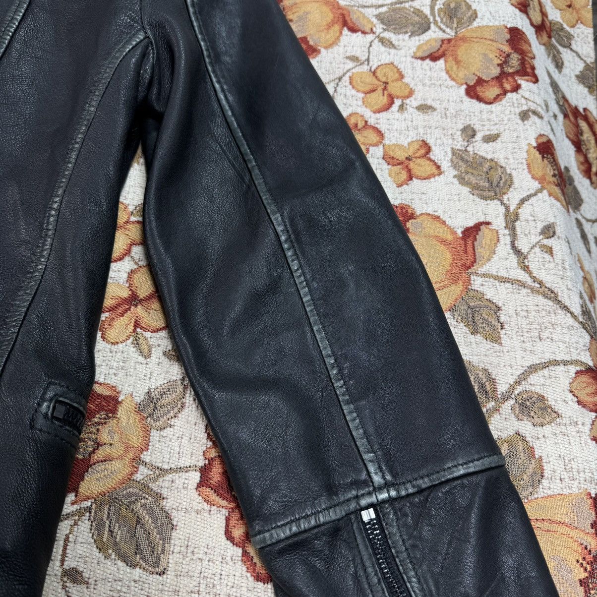 Allsaints × Yves Saint Laurent All Saints Lamb Leather Cargo Biker Jacket Avant Garde Japan Size US XS / EU 42 / 0 - 12 Thumbnail