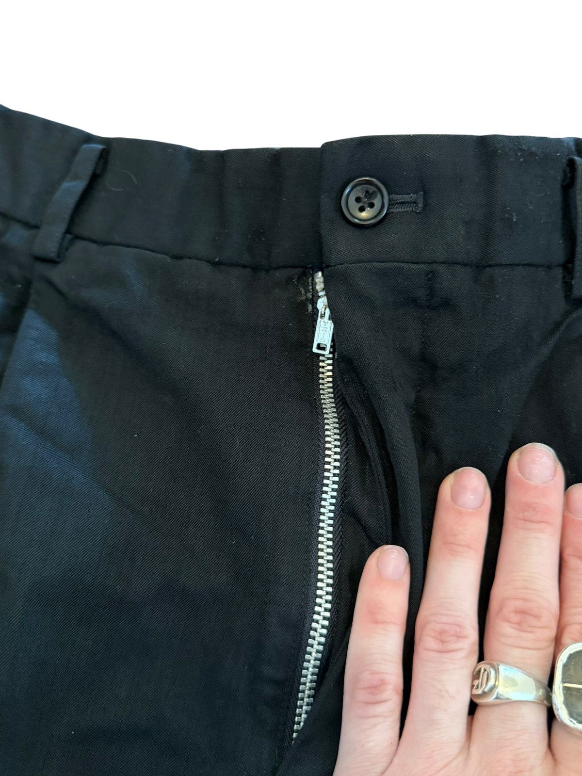 Comme des Garcons Homme Comme Des Garçons homme wool trousers size M Size US 29 - 4 Thumbnail