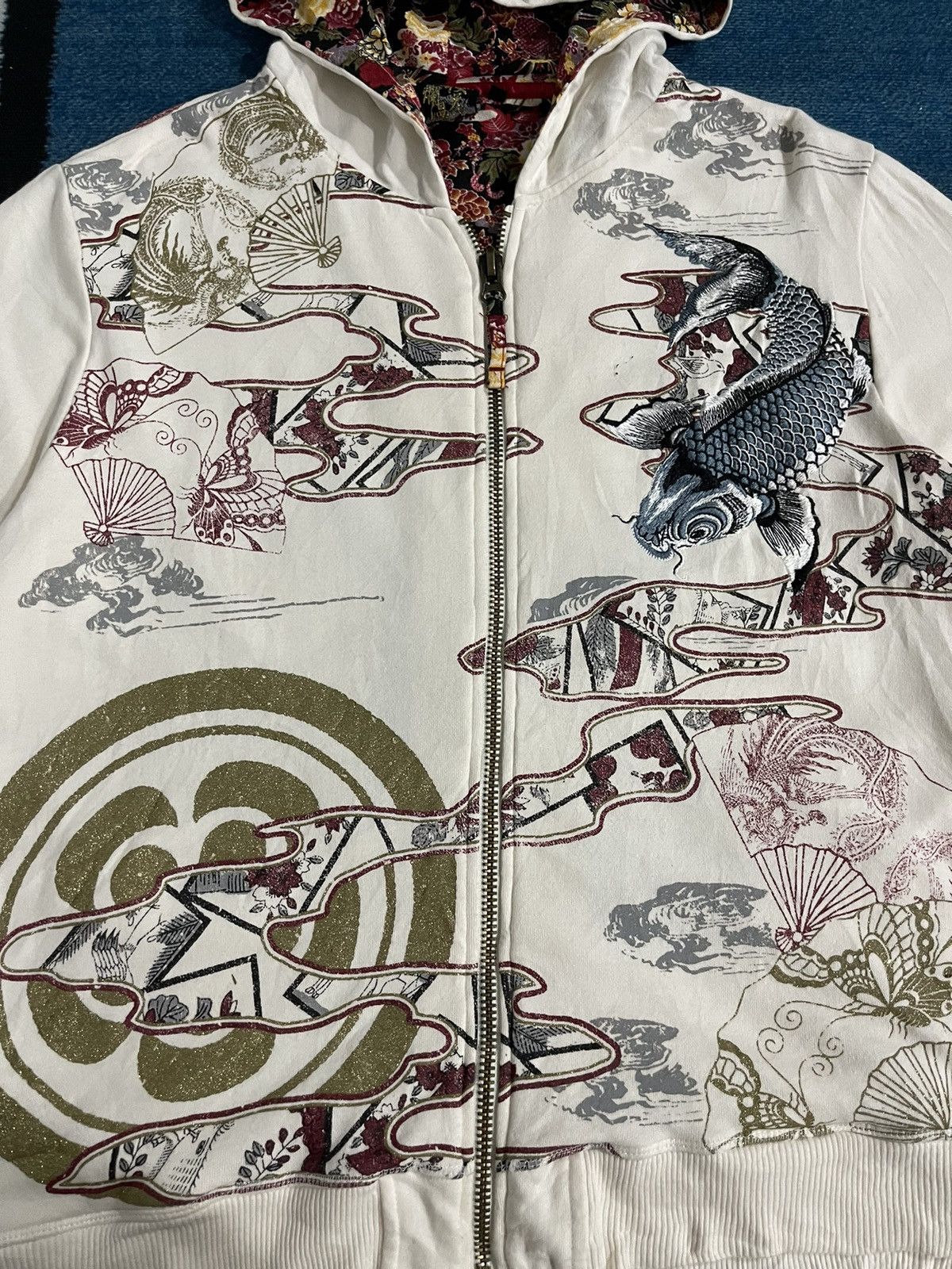 Bullet Noise Bullet Noise Sukajan Overprint Hoodie Jacket Size US M / EU 48-50 / 2 - 5 Thumbnail